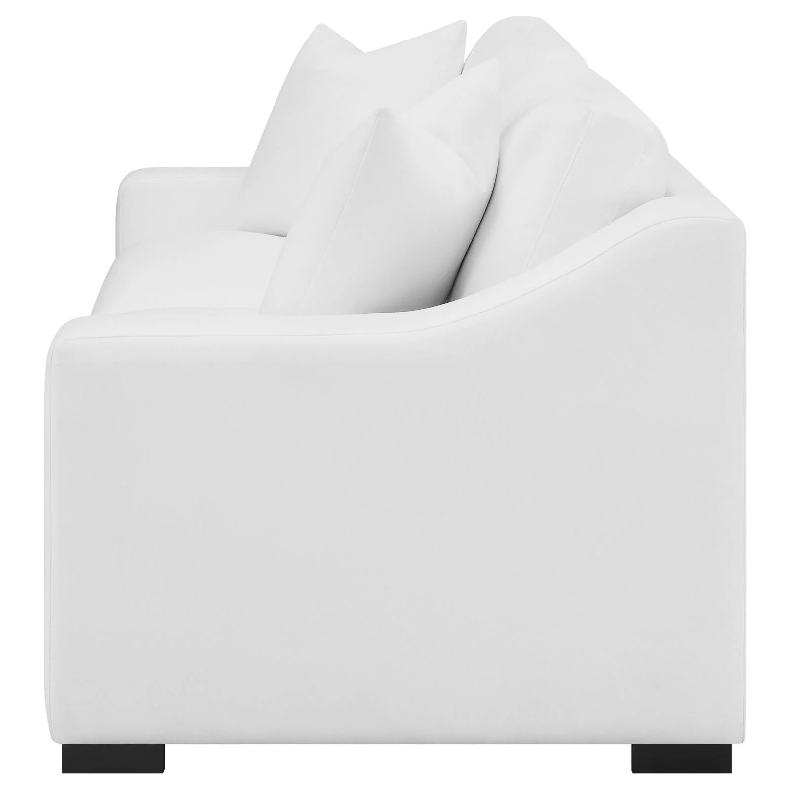 Coaster Furniture Ashlyn 509891 Upholstered Sloped Arm Sofa - White - Image 3