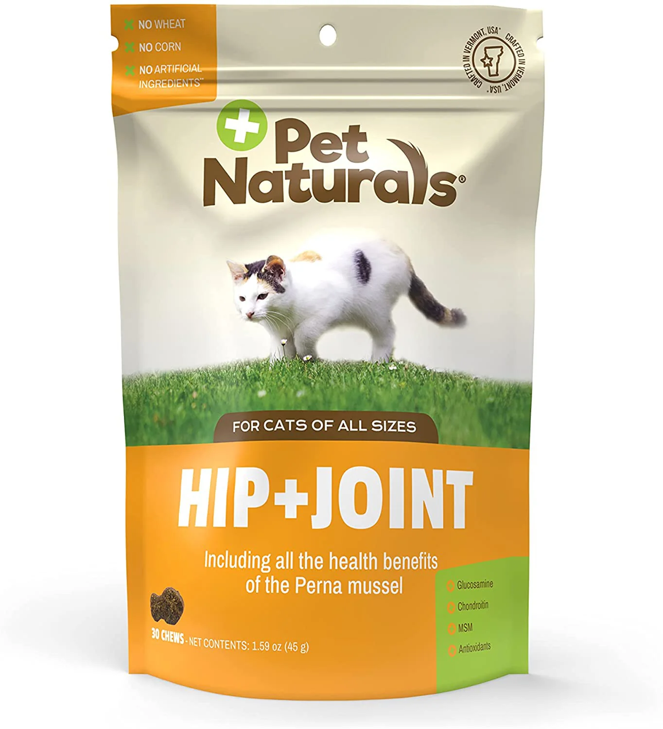 Pet Naturals Hip And Joint Support Supplement For Cats, 30 Ct - Image 1