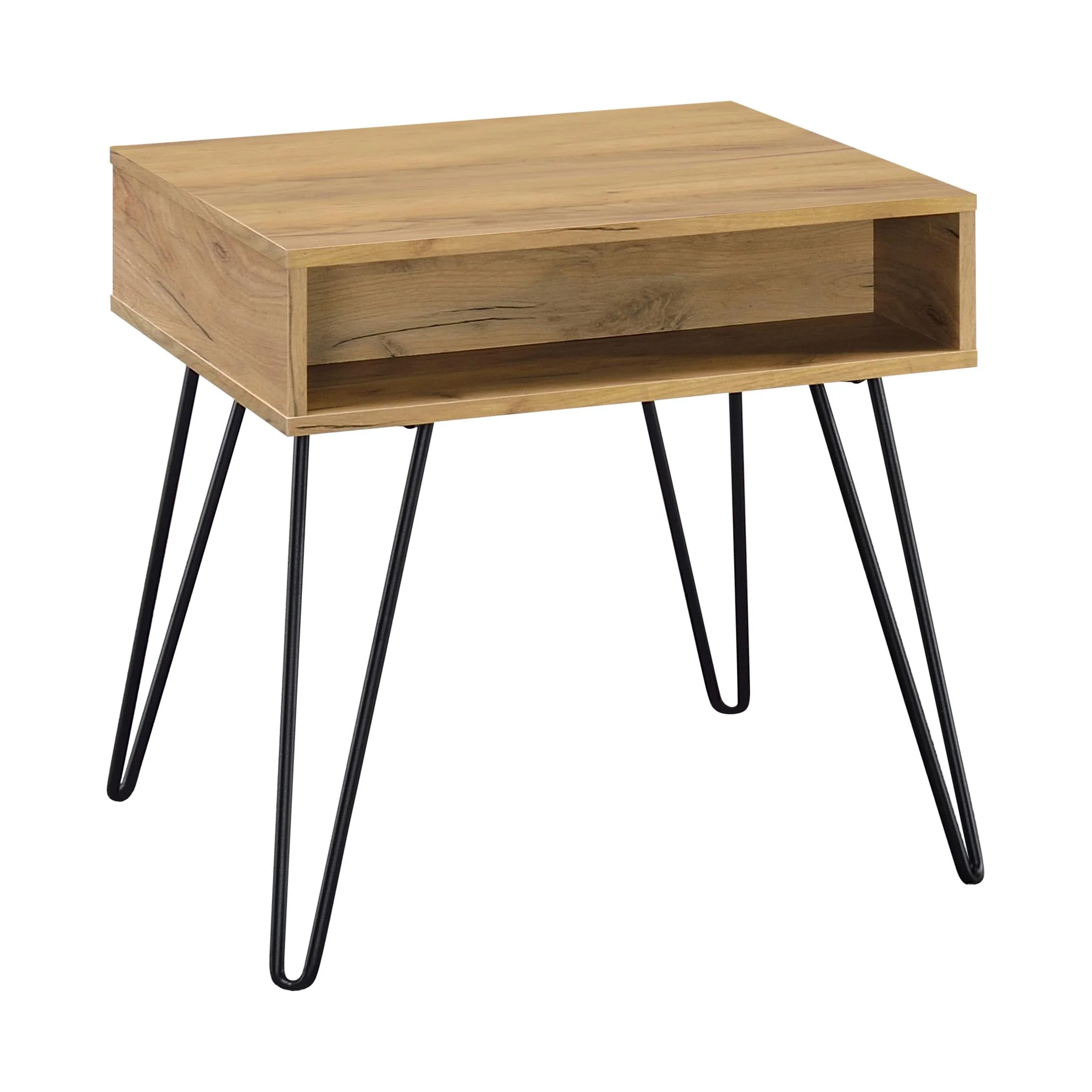 Coaster Furniture Fanning 723367 Engineered Wood Side End Table – Golden Oak