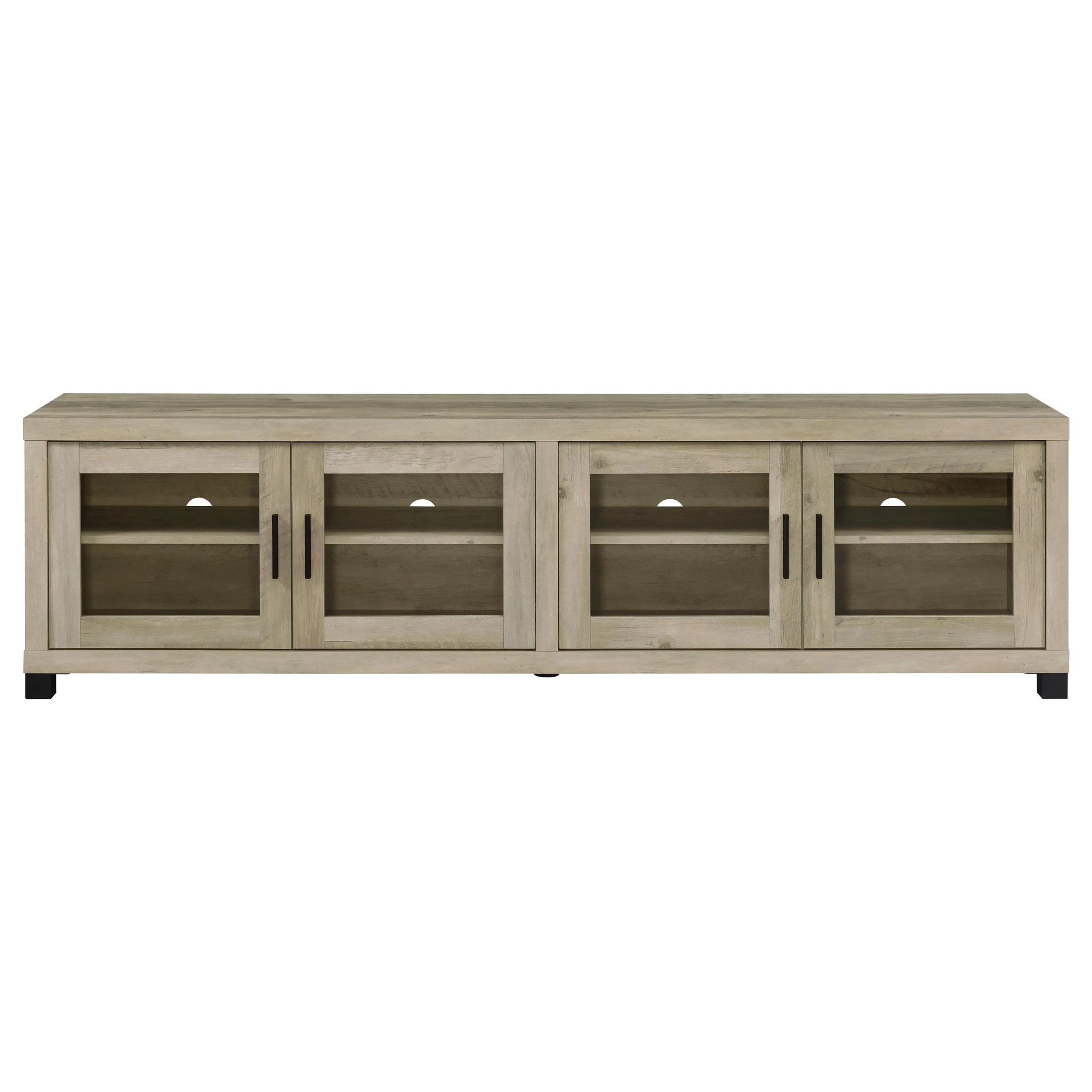 Coaster Furniture Sachin 736283 4-door Engineered Wood 79" TV Stand - Distressed Pine - Image 3