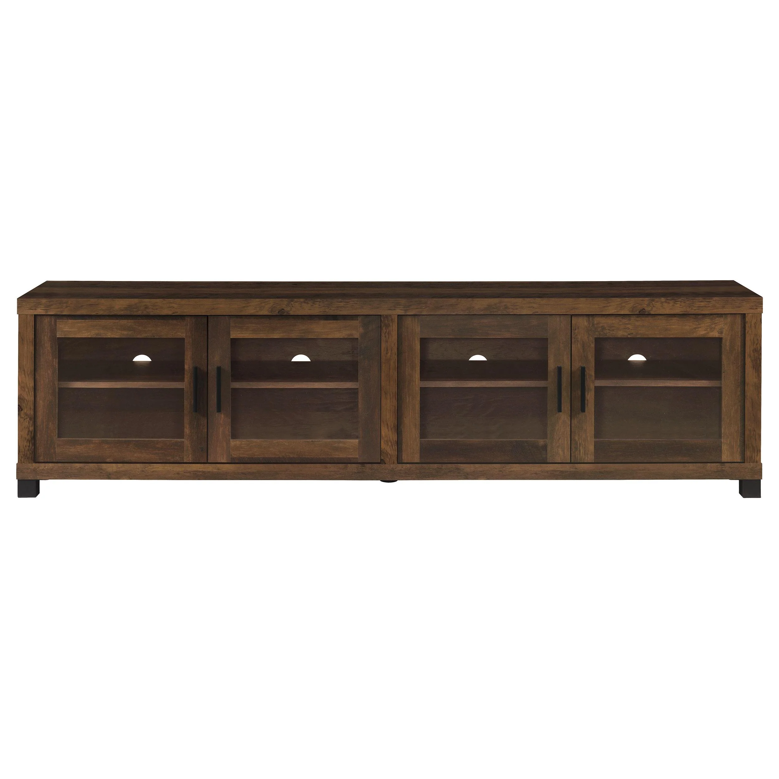 Coaster Furniture Sachin 736293 4-door Engineered Wood 79" TV Stand - Dark Pine - Image 3
