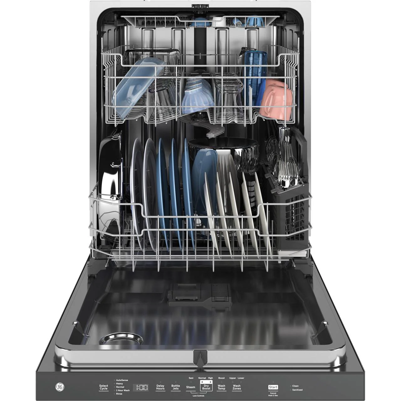 GE Built-in Dishwasher with Stainless Steel Tub GDP670SGVWW - Image 2