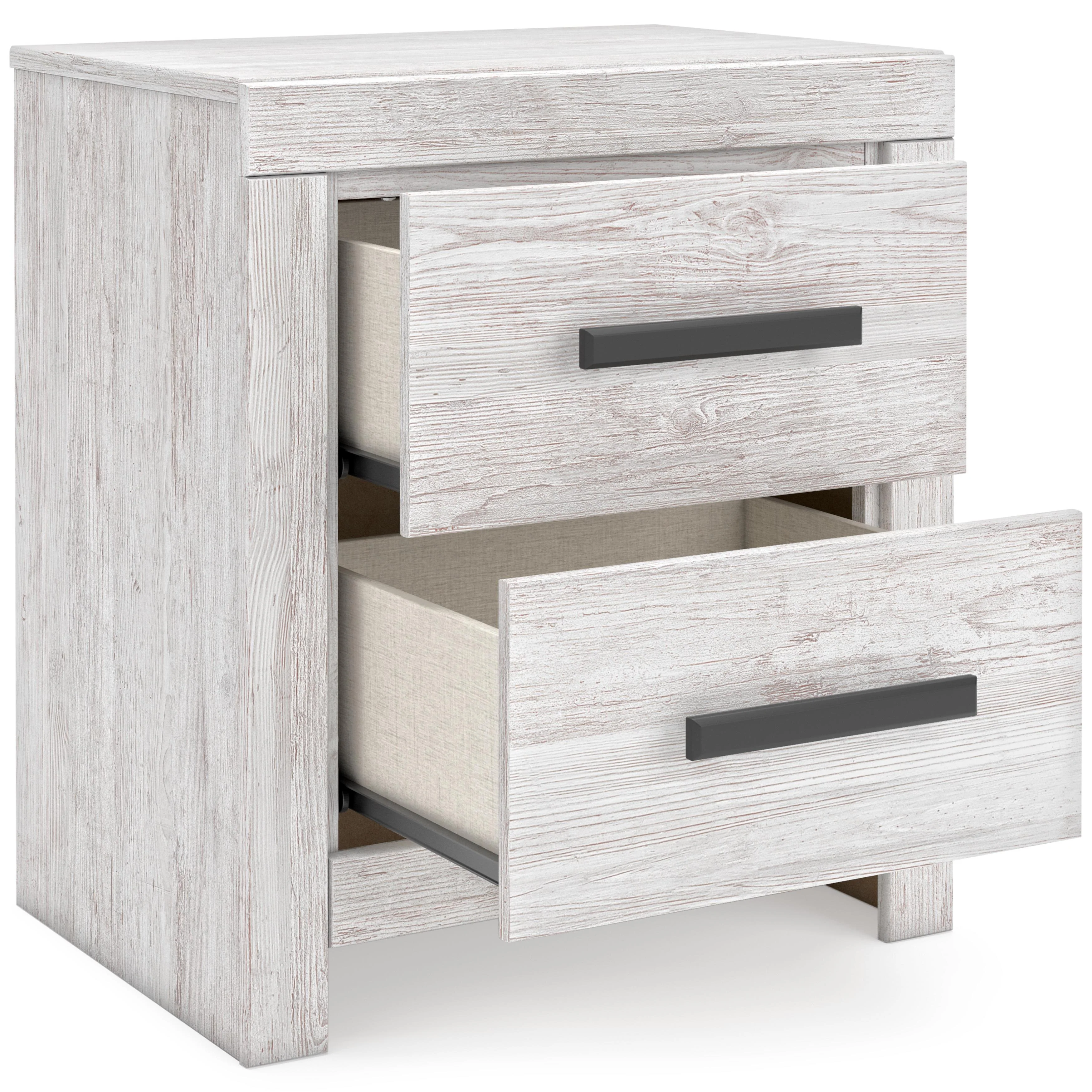Signature Design by Ashley Cayboni B3788-92 Two Drawer Night Stand - Image 2