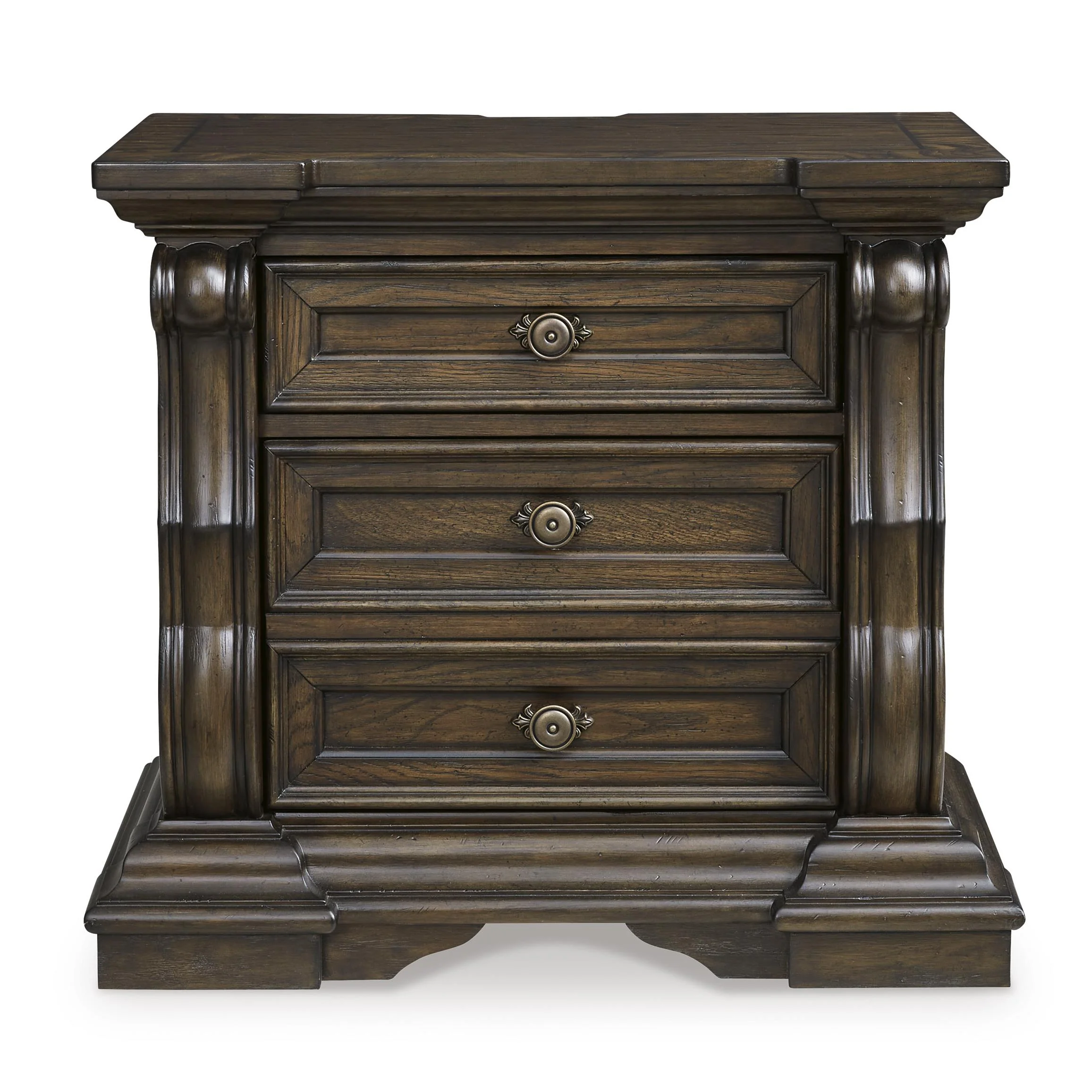 Signature Design by Ashley Maylee B947-93 Three Drawer Night Stand - Image 3
