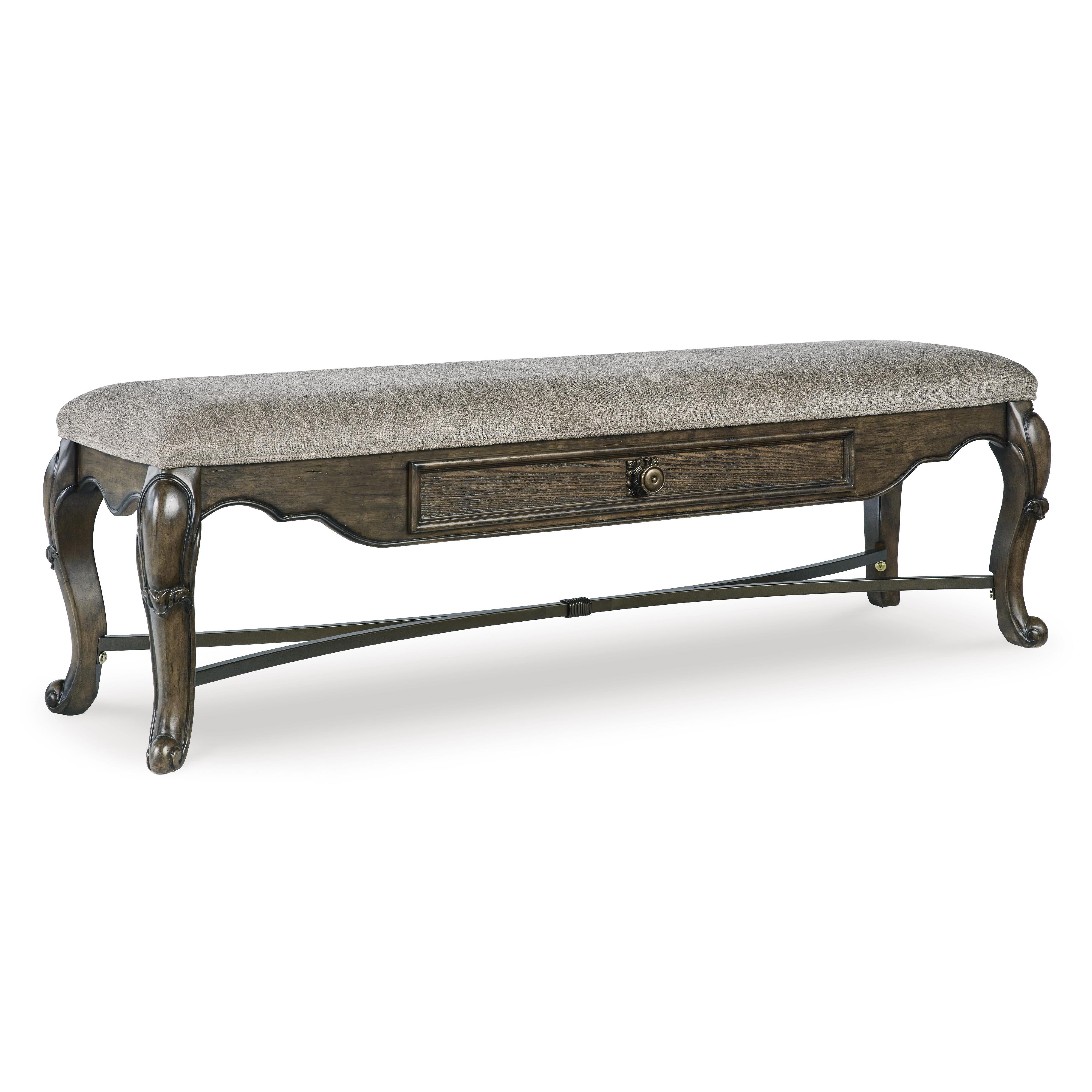 Signature Design by Ashley Maylee D947-00 Upholstered Storage Bench - Image 1