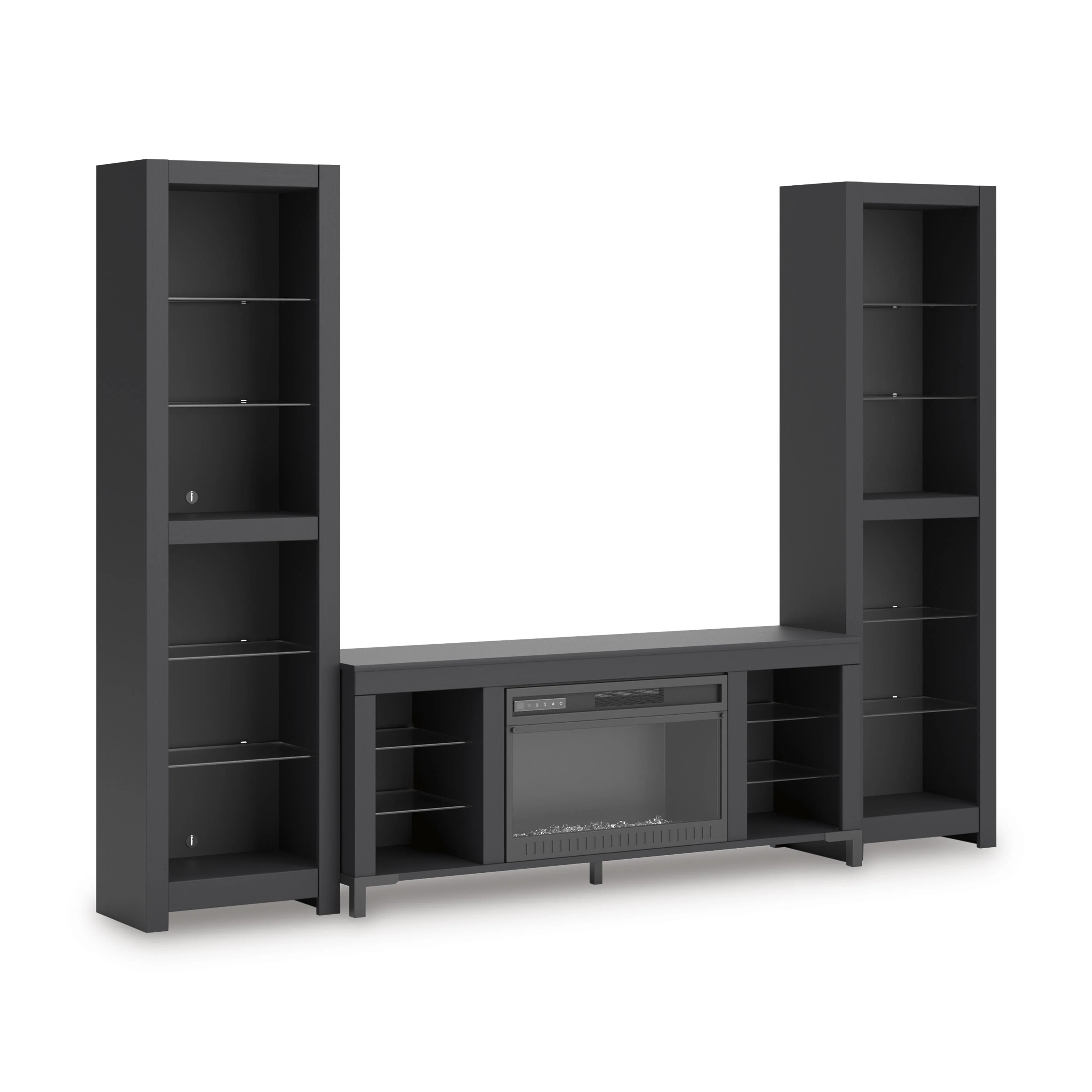 Signature Design by Ashley Cayberry W2721W2 3 pc Entertainment Center with Electric Fireplace