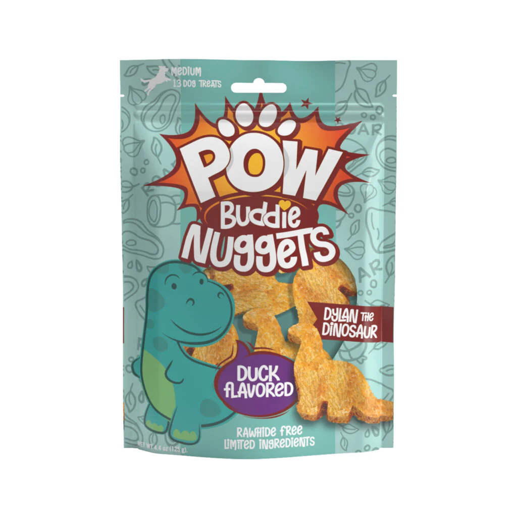 Spot Ethical Pet Fieldcrest Farms Dog Treat Pow Buddie Nuggets Duck 13Pk - Image 1