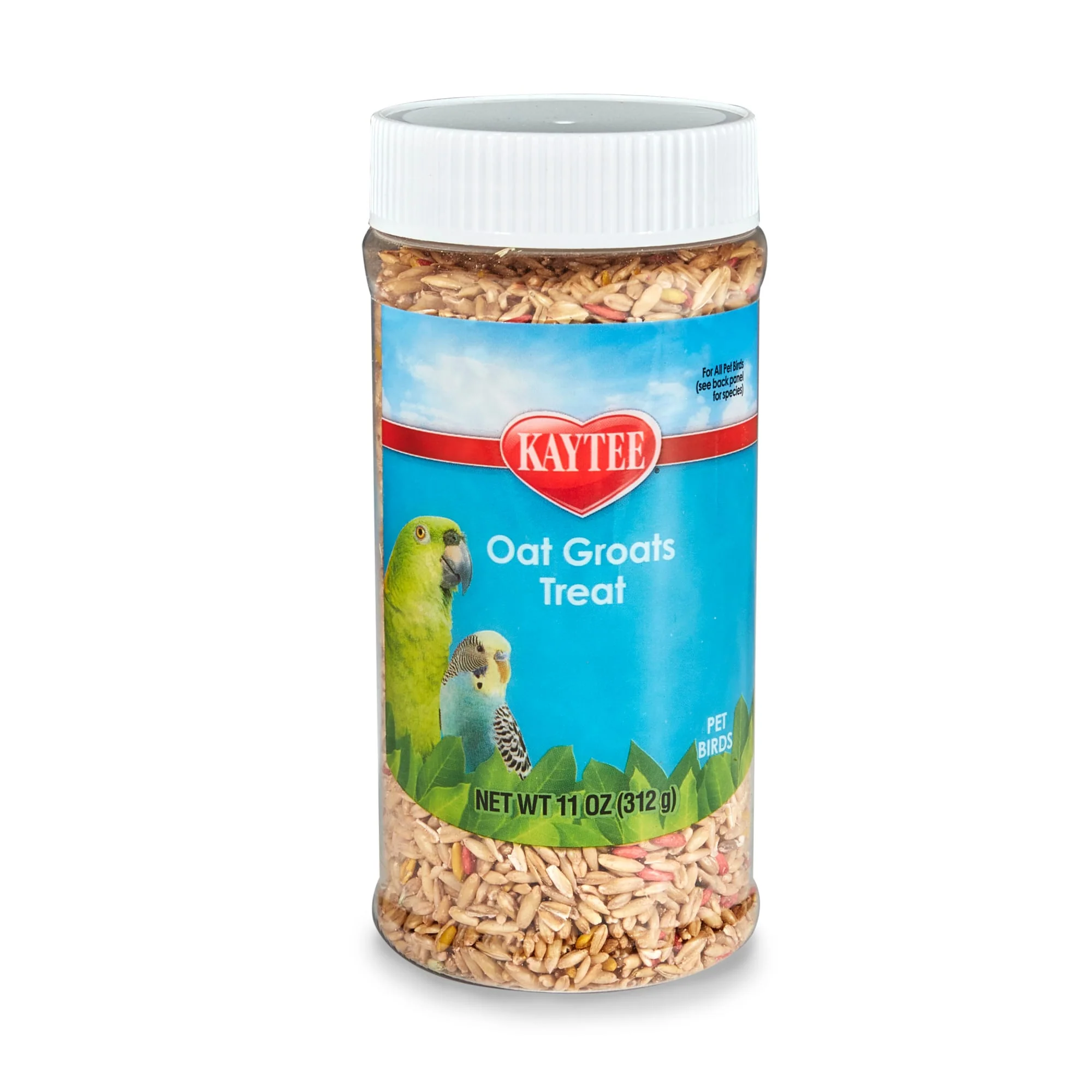 Kaytee Oat Groats Treat Jar-- All Pet Birds 11 oz jar - Image 1