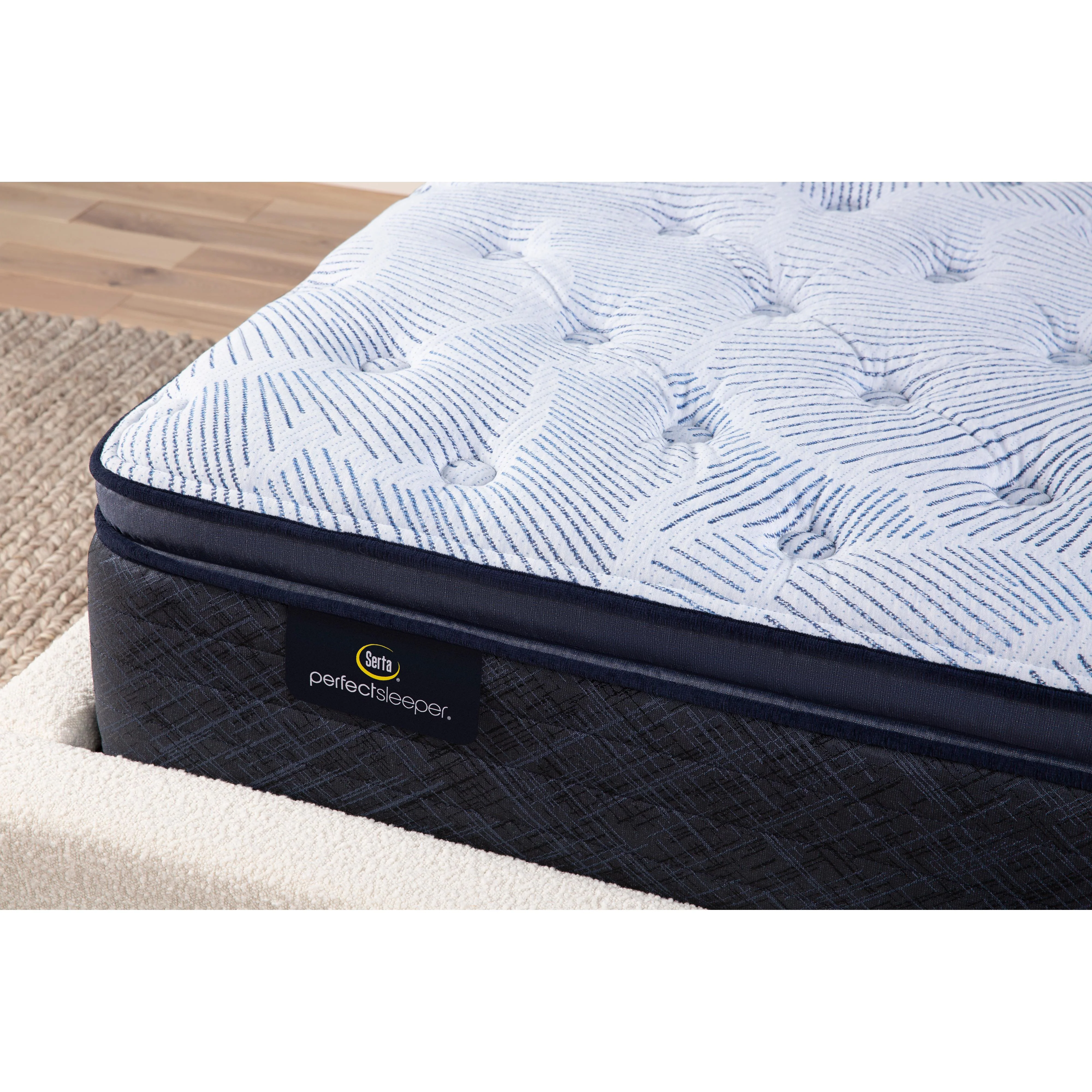 Serta Blue Lagoon Nights Plush Pillow Top Mattress Set (King) - Image 3