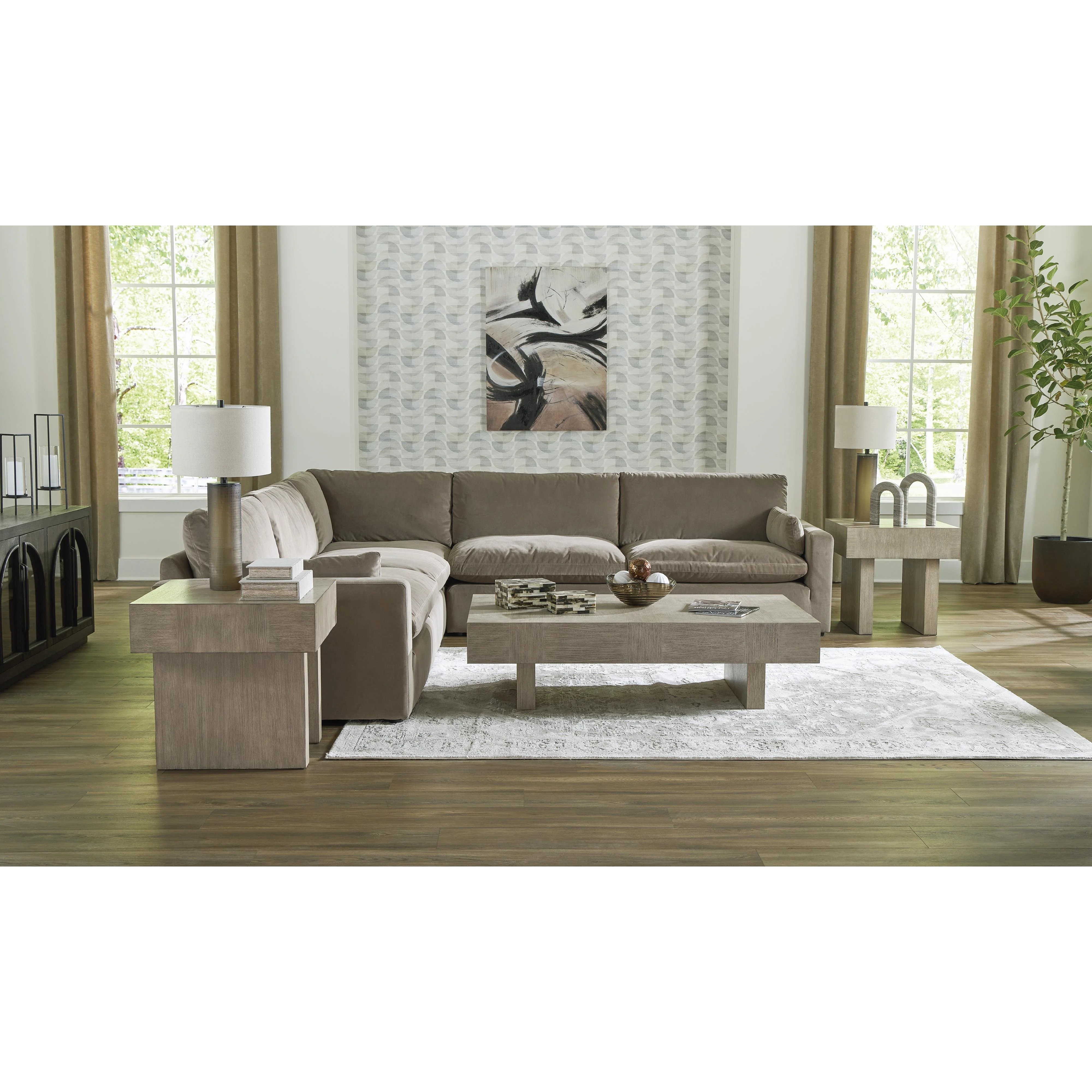 Signature Design by Ashley Sophie Fabric 5 pc Sectional 1570665/1570646/1570646/1570677/1570664 (Copy) - Image 2