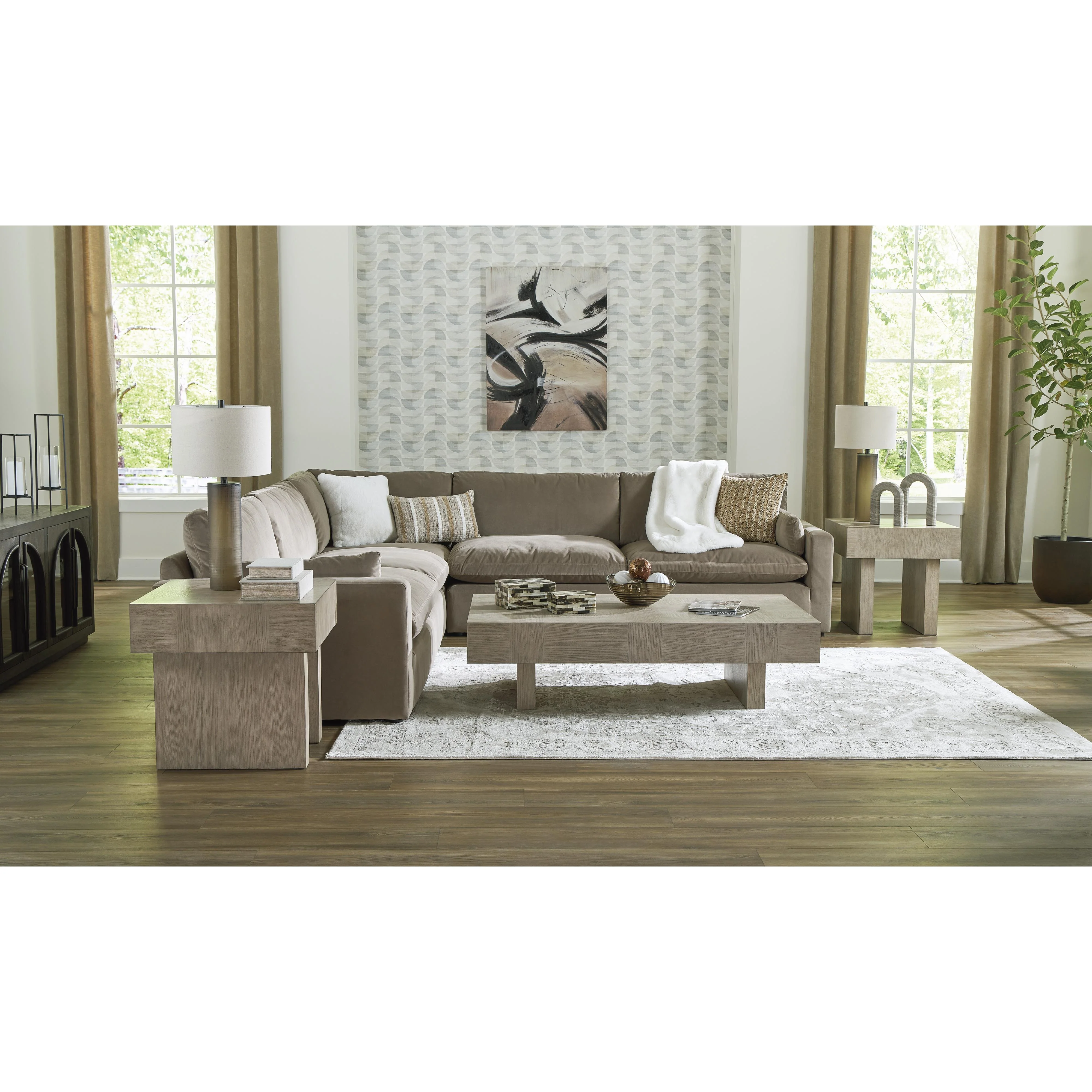 Signature Design by Ashley Sophie Fabric 5 pc Sectional 1570665/1570646/1570646/1570677/1570664 (Copy) - Image 3