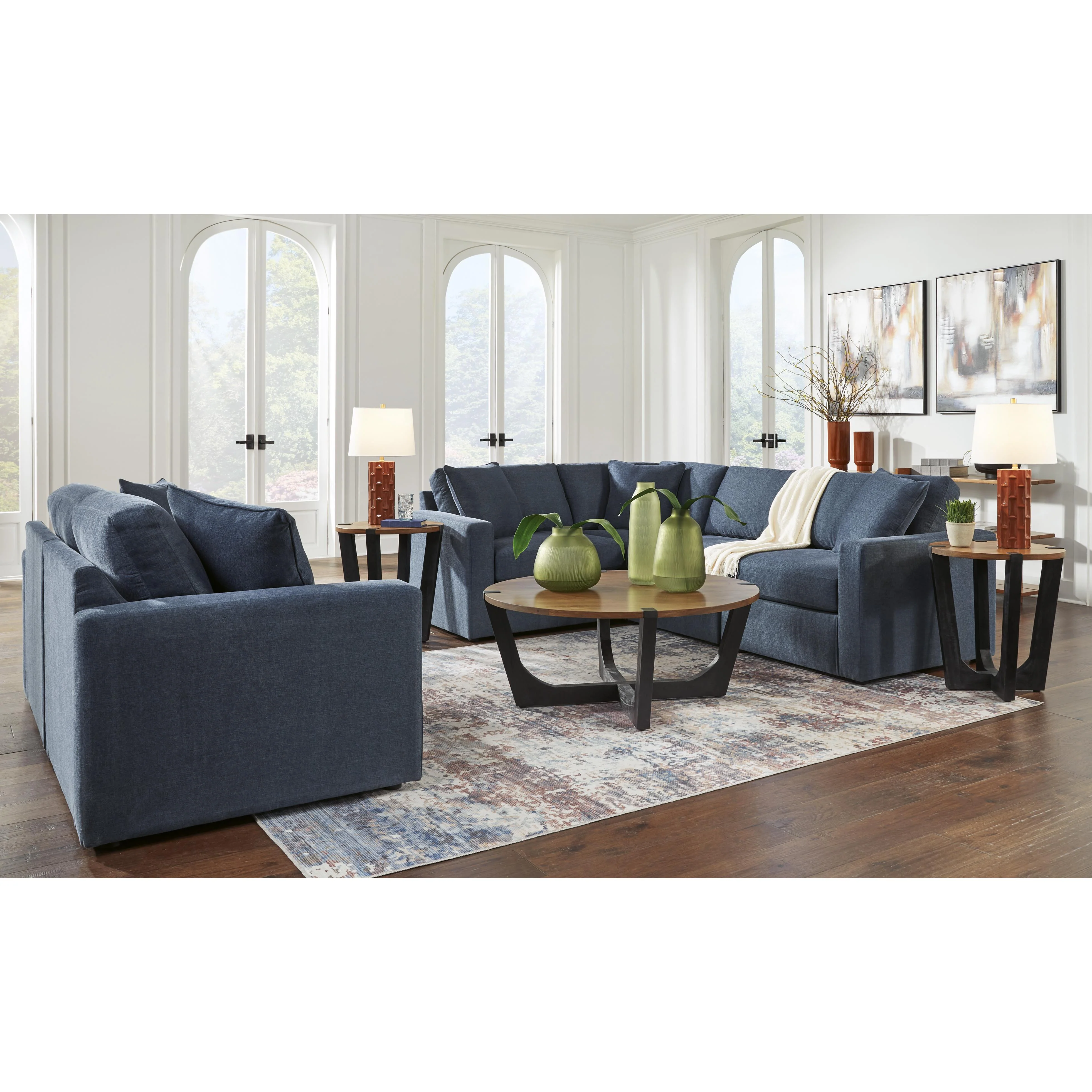 Signature Design by Ashley Modmax 92101S1 2 pc Sectional Loveseat - Image 2