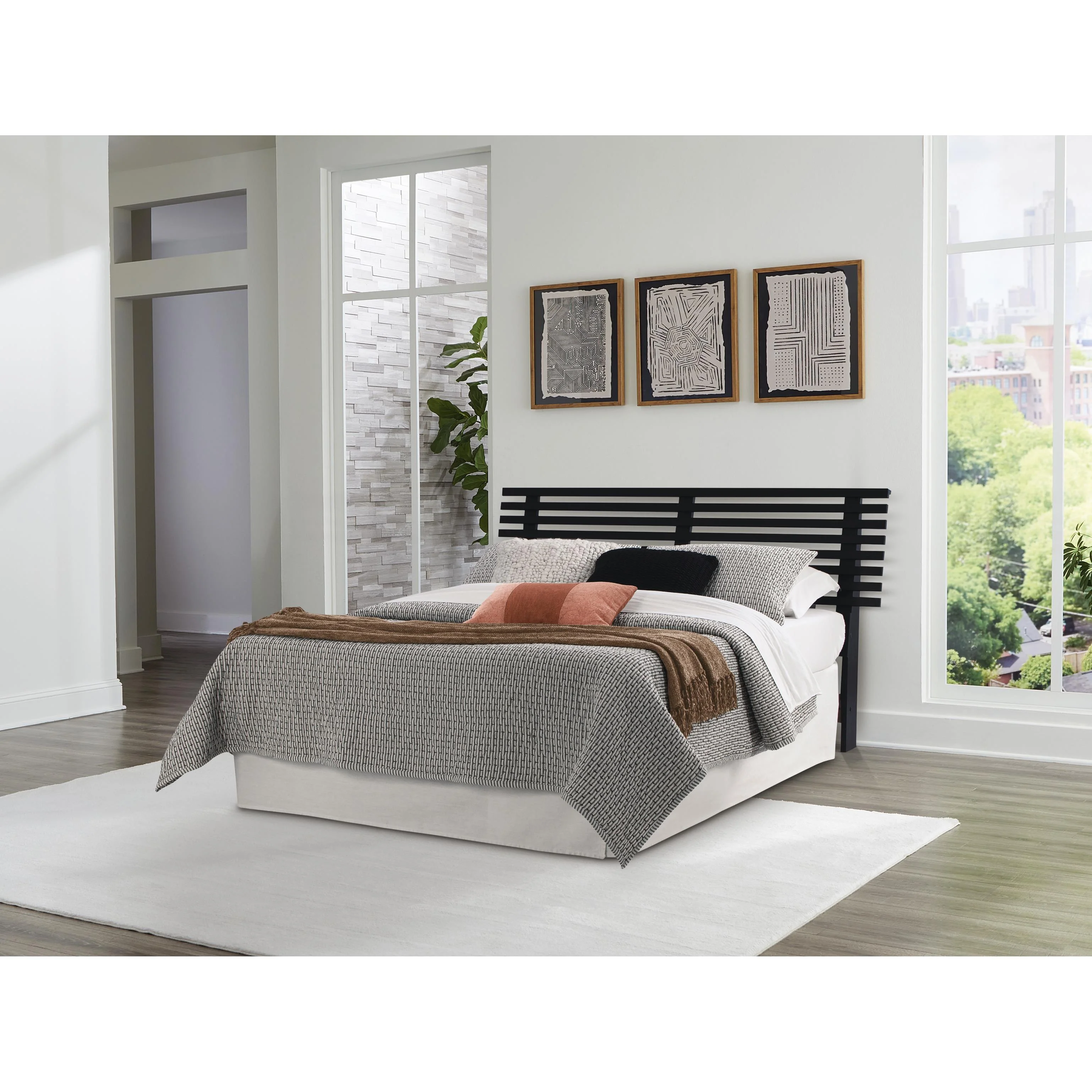 Signature Design by Ashley Danziar B1013-157 Queen Slat Headboard - Image 1