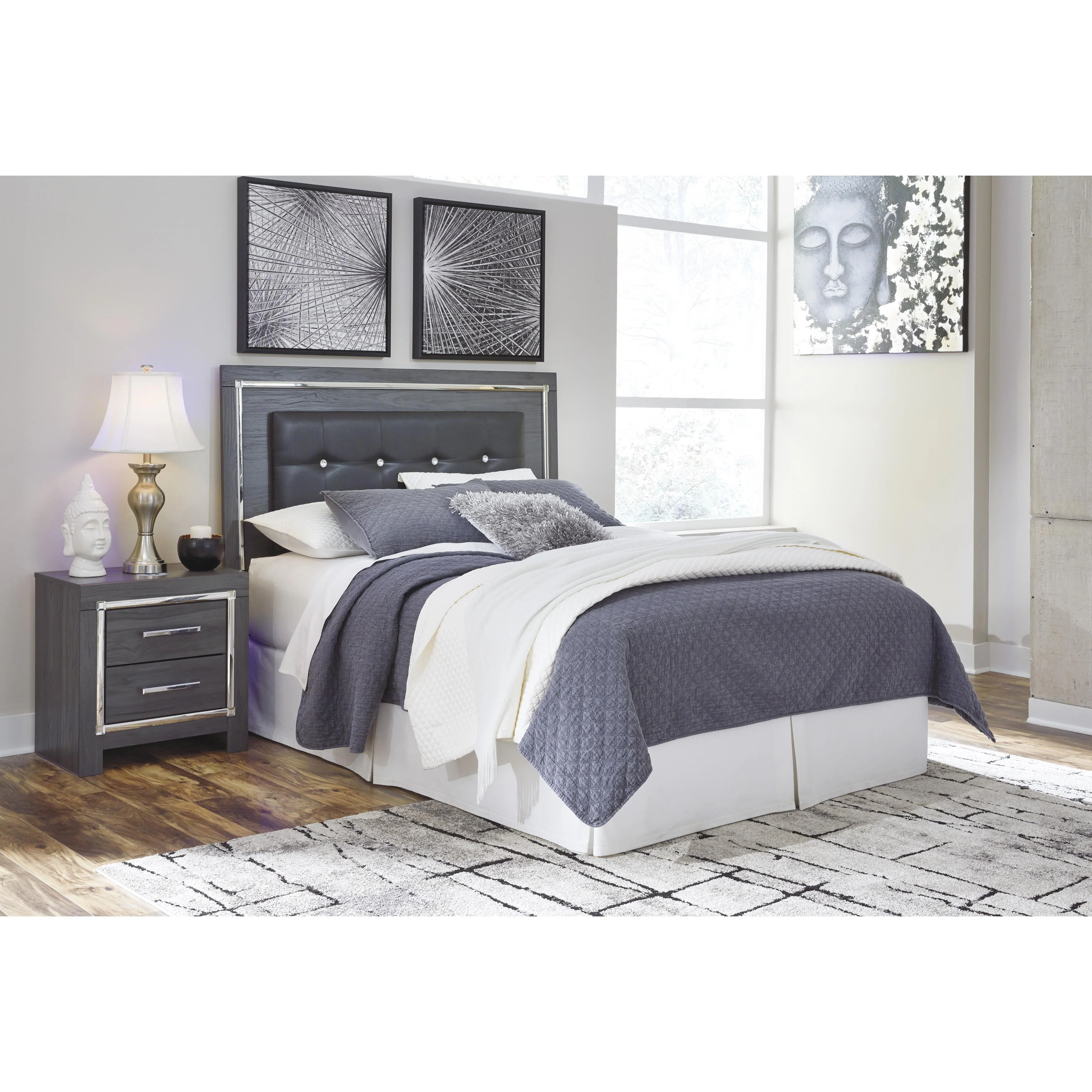 Signature Design by Ashley Lodanna B214-57 Queen Upholstered Panel Headboard - Image 1
