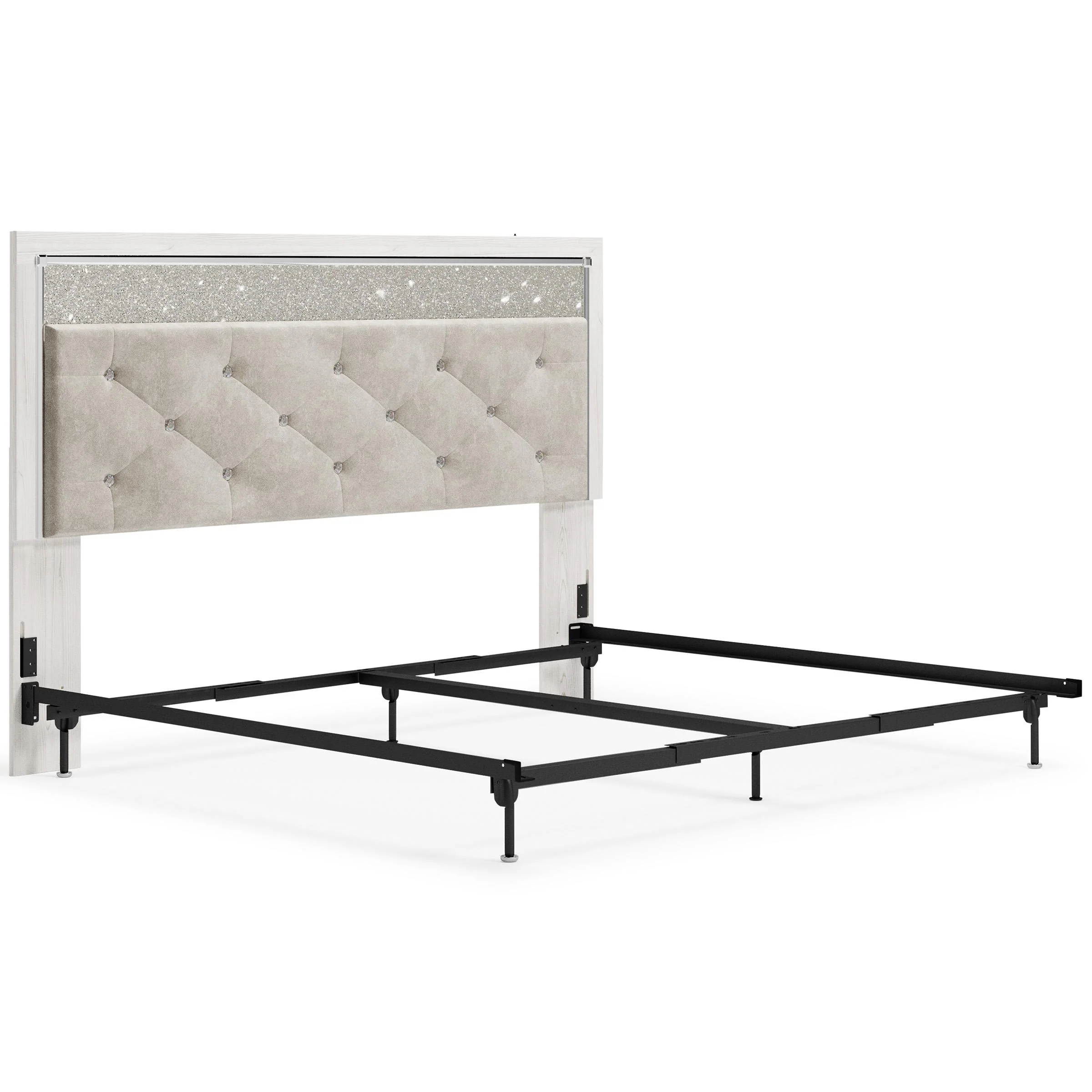 Signature Design by Ashley Altyra B2640-58 King/California King Upholstered Panel Headboard - Image 1