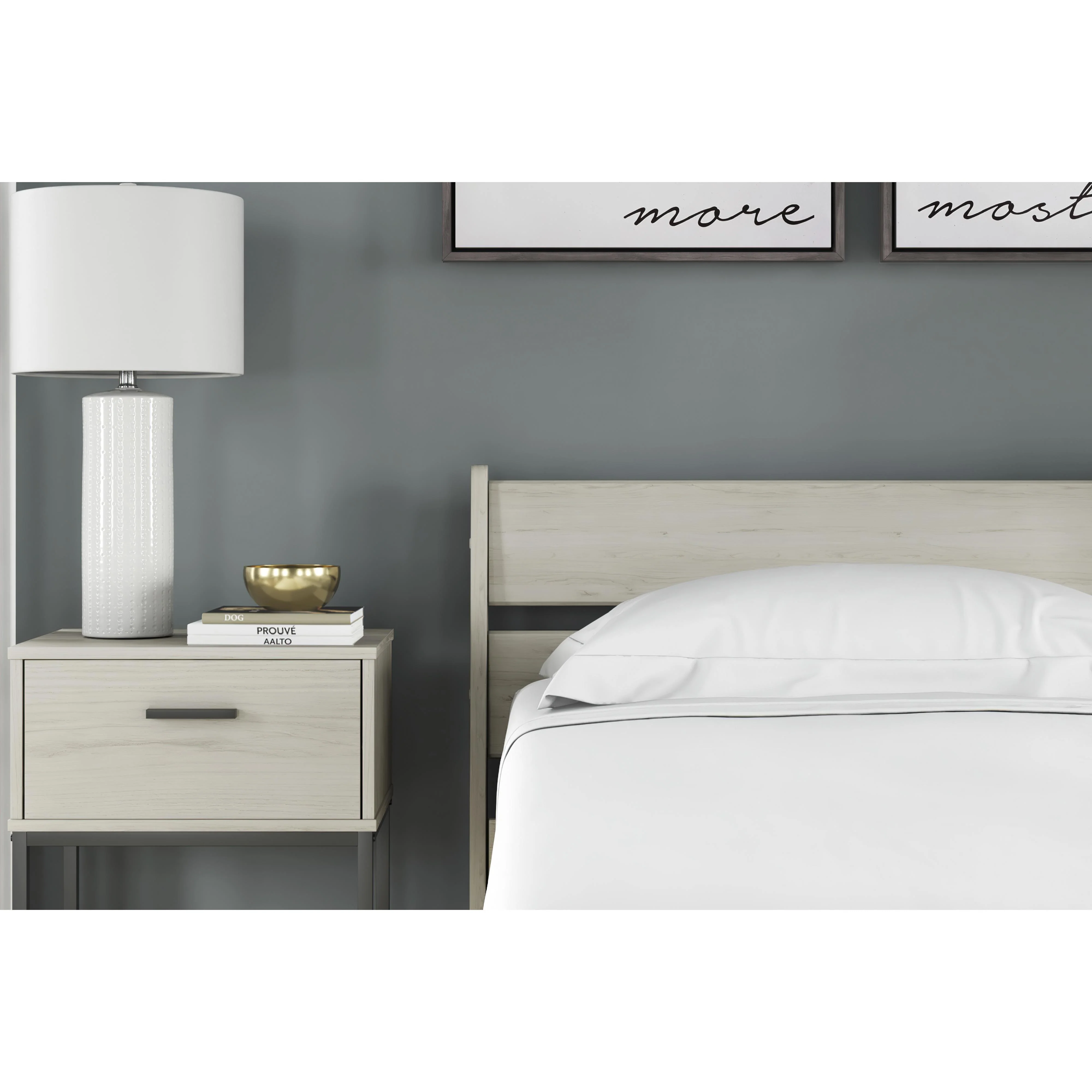 Signature Design by Ashley Socalle EB1864-155 Twin Panel Headboard - Image 3