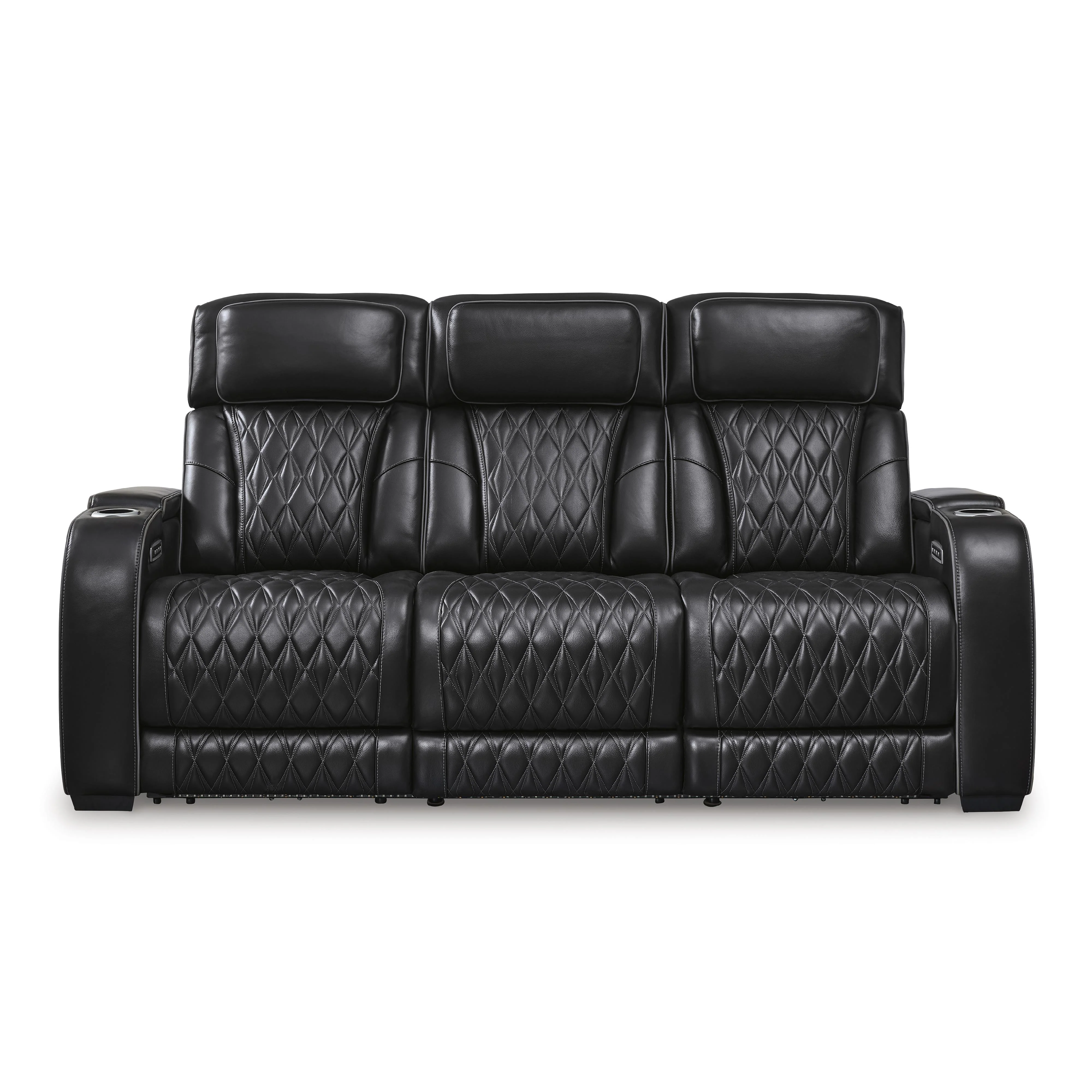 Signature Design by Ashley Boyington U2710615 Power Reclining Sofa with Adjustable Headrest - Image 3