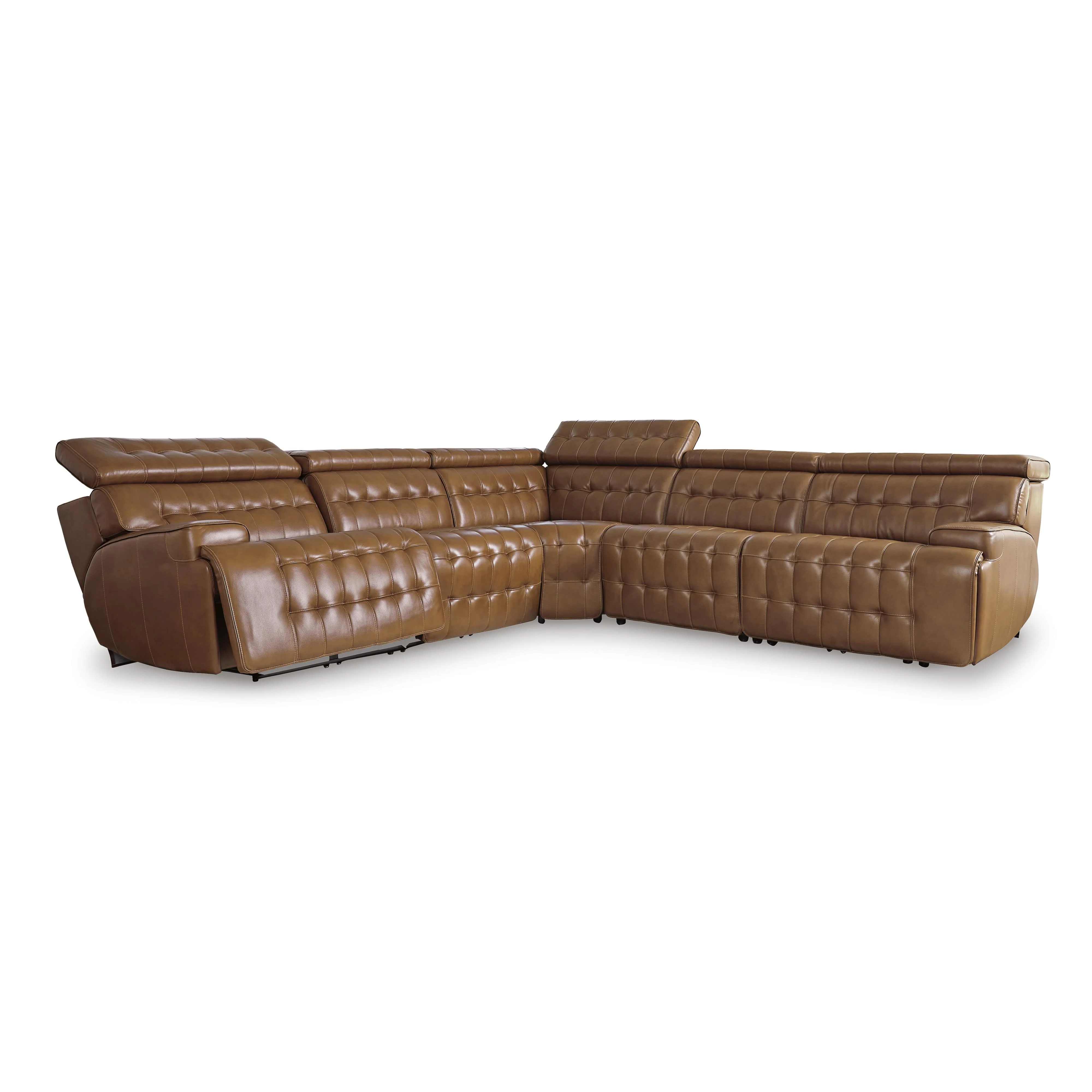 Signature Design by Ashley Temmpton U92708S4 5 pc Power Reclining Sectional - Image 1
