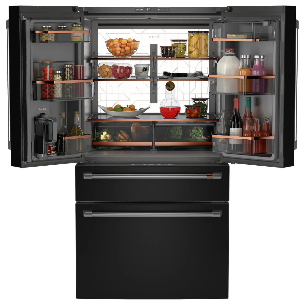 Café 36-inch 28.7 cu. ft. French 4-Door Refrigerator CGE29DP3TD1 - Image 3