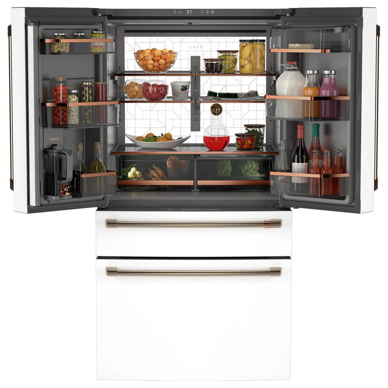 Café 36-inch 28.7 cu. ft. French 4-Door Refrigerator CGE29DP4TW2 - Image 3