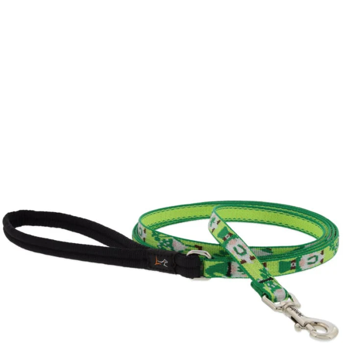 Lupine Pet Dog 6 Ft Long 3/4 In Leash Microbatch Lucky Gnome - Image 1