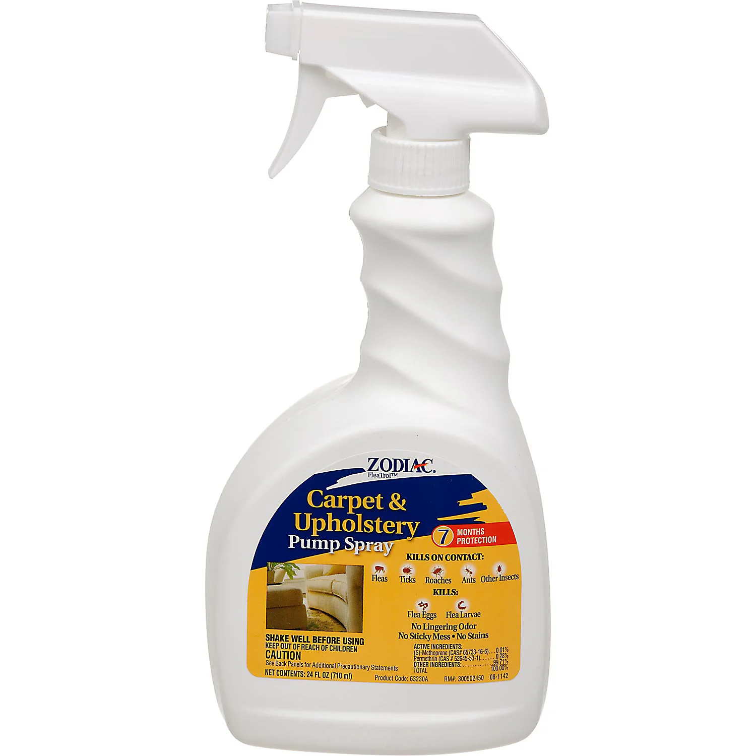 Zodiac Carpet & Upholstery Flea & Tick Spray 24oz Pump - Image 1