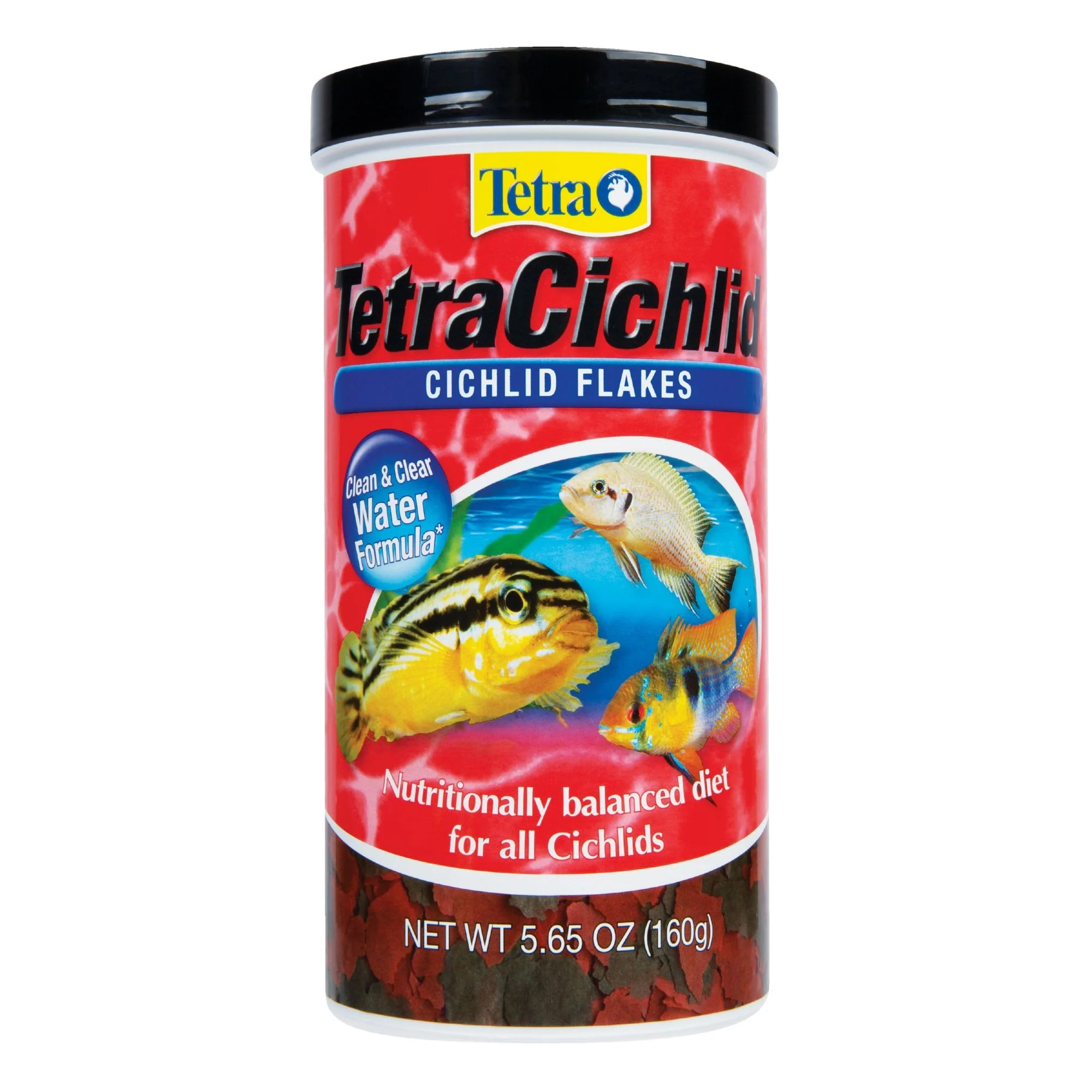 Tetra TetraCichlid Fish Food Flakes  5.65 oz - Image 1