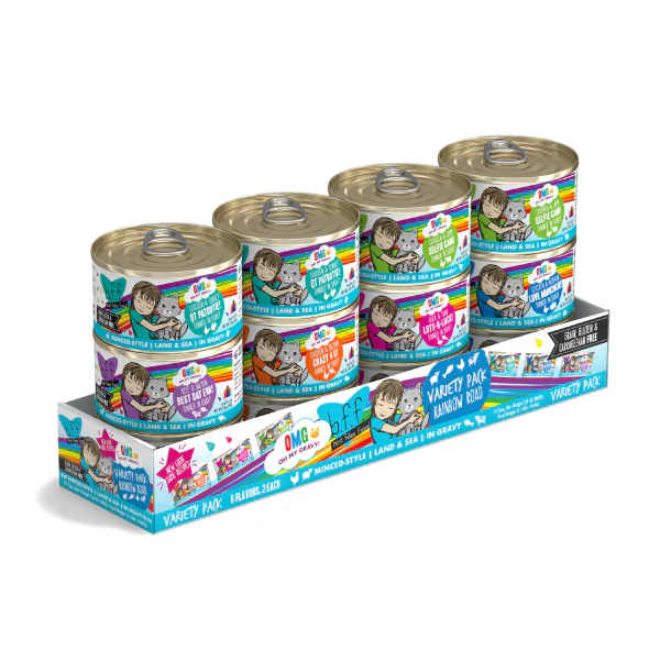 Weruva BFF Cat OMG Rainbow Road Variety Pack 2.8oz - Image 1