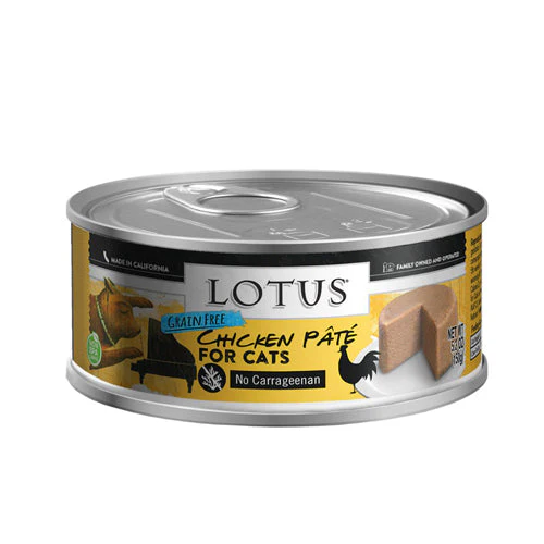 Lotus Wet Cat Food Grain-free Chicken Pate 2.75oz - Image 1