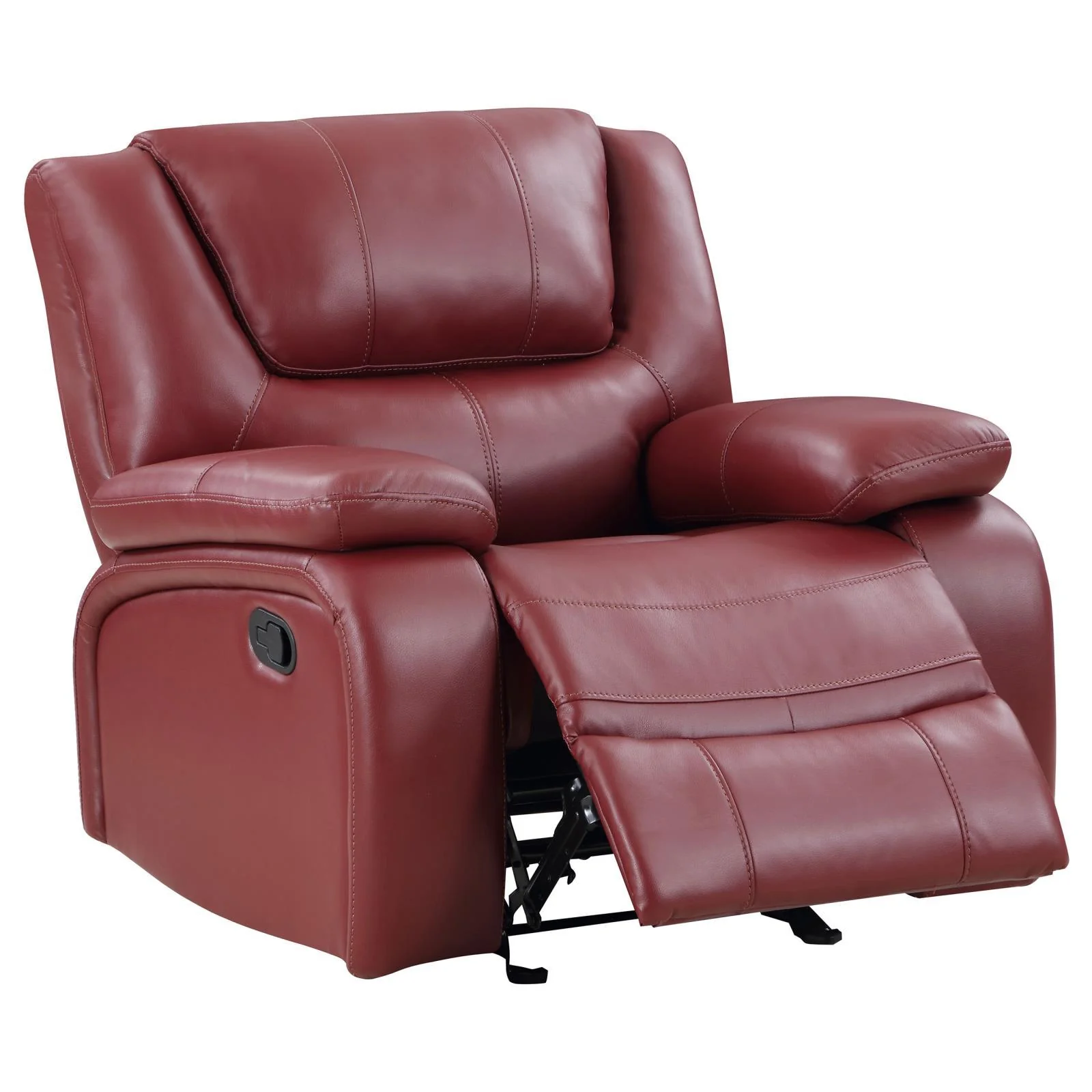 Coaster Furniture Camila 610243 Upholstered Glider Recliner Chair - Red - Image 3