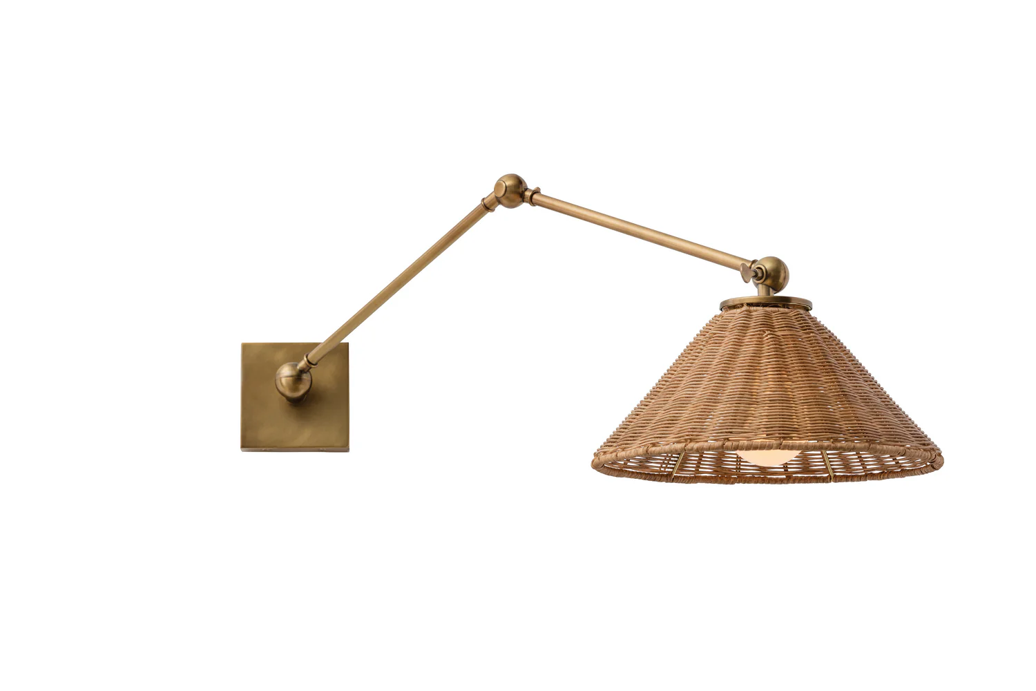 Woven Wall Sconce - Image 1