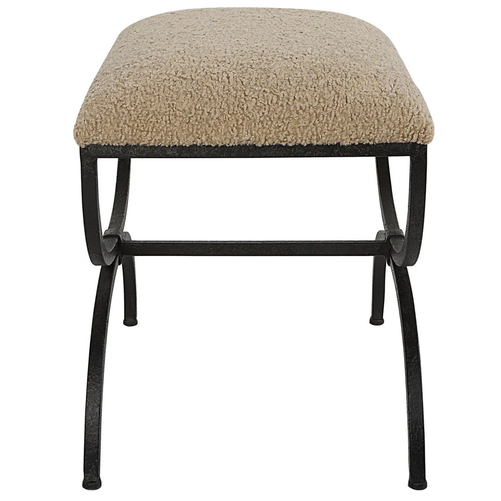 Shearling Ottoman - Image 2