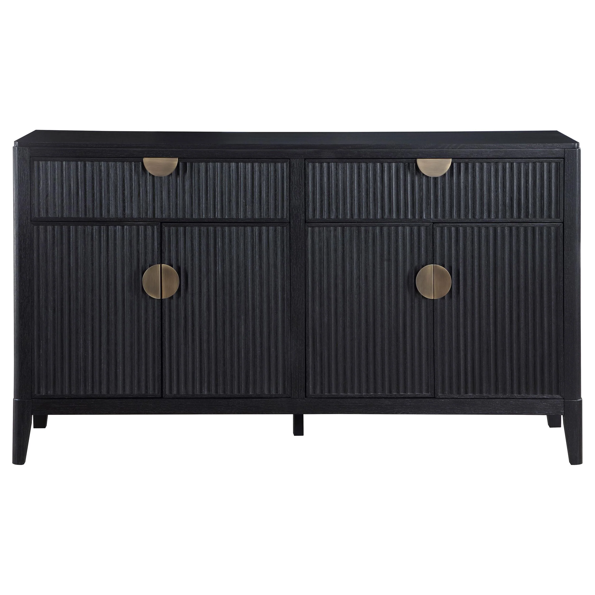 Coaster Furniture Brookmead 108235 4-door Sideboard Buffet Storage Cabinet - Black - Image 3