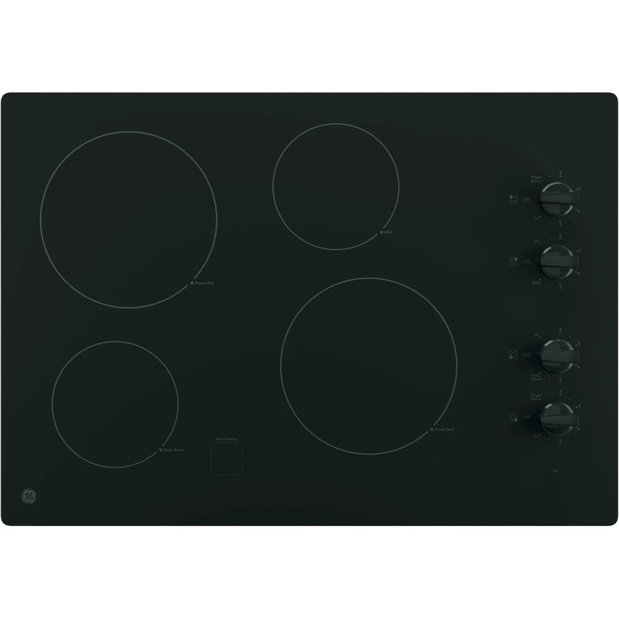 GE 30-inch Built-in Electric Cooktop JP3030DWBB