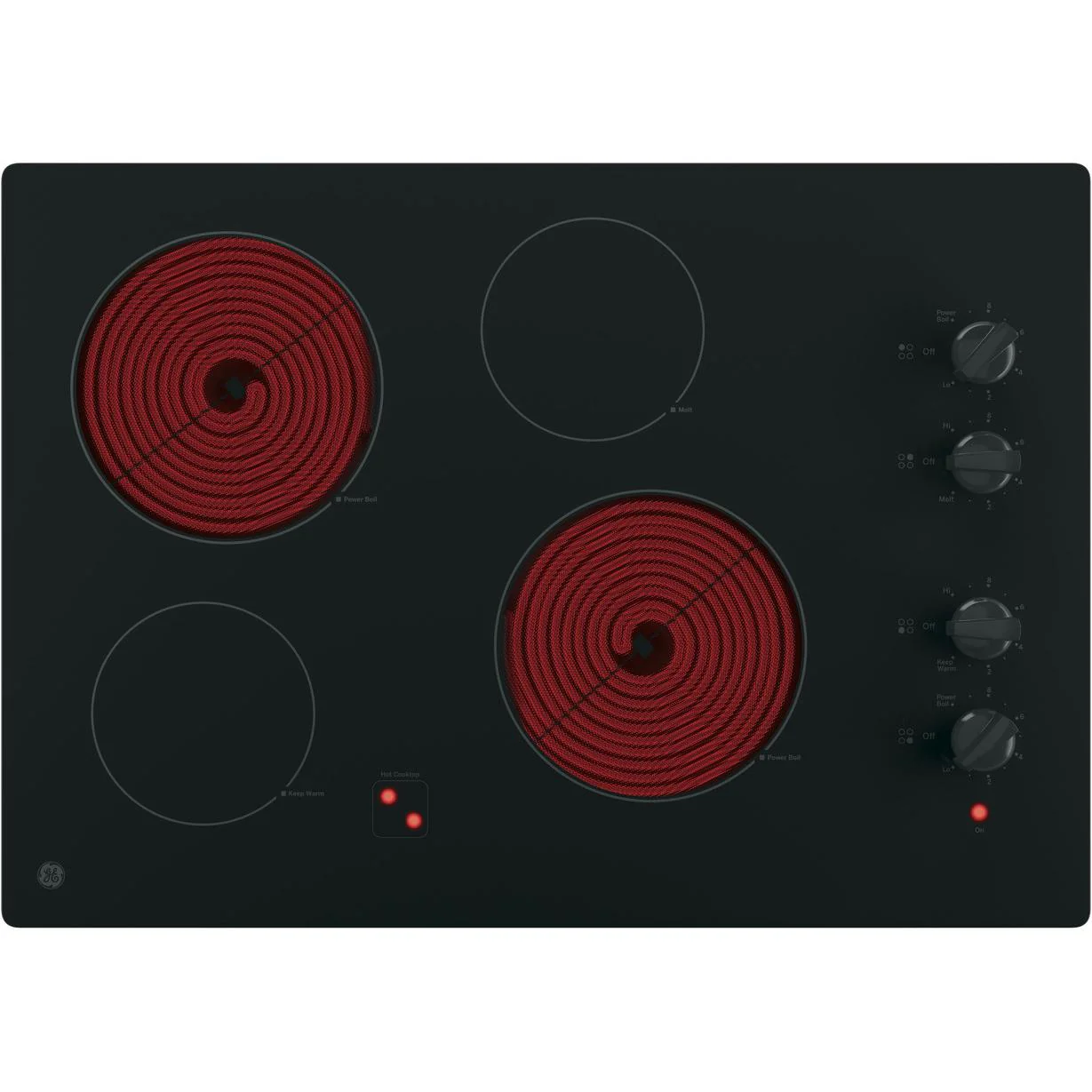 GE 30-inch Built-in Electric Cooktop JP3030DWBB - Image 2