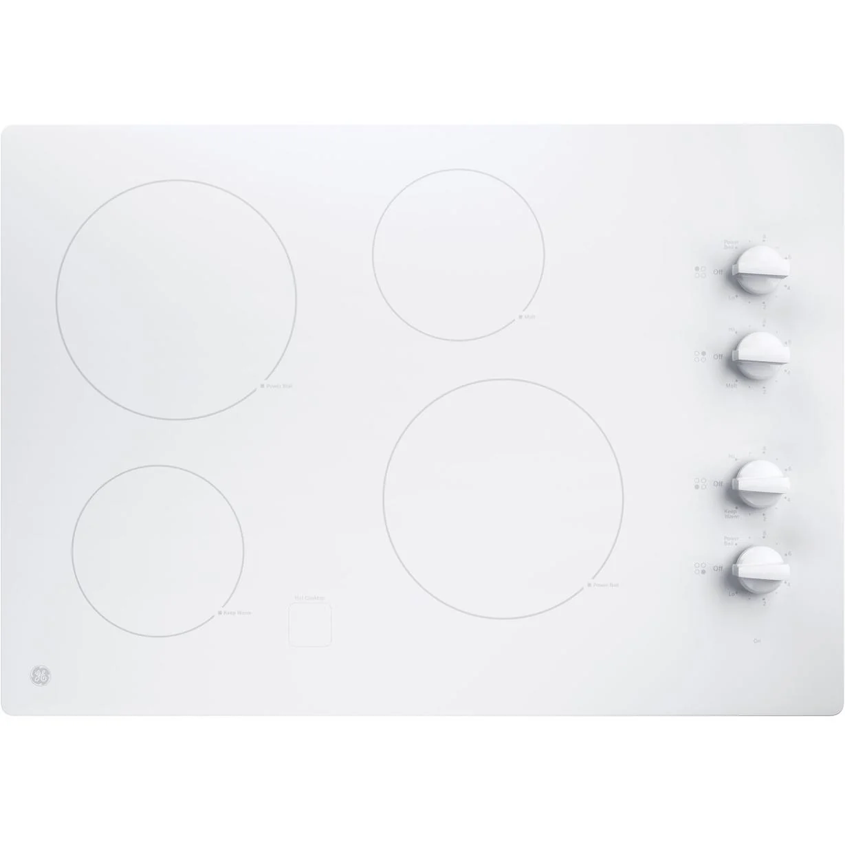 GE 30-inch Built-in Electric Cooktop JP3030TWWW