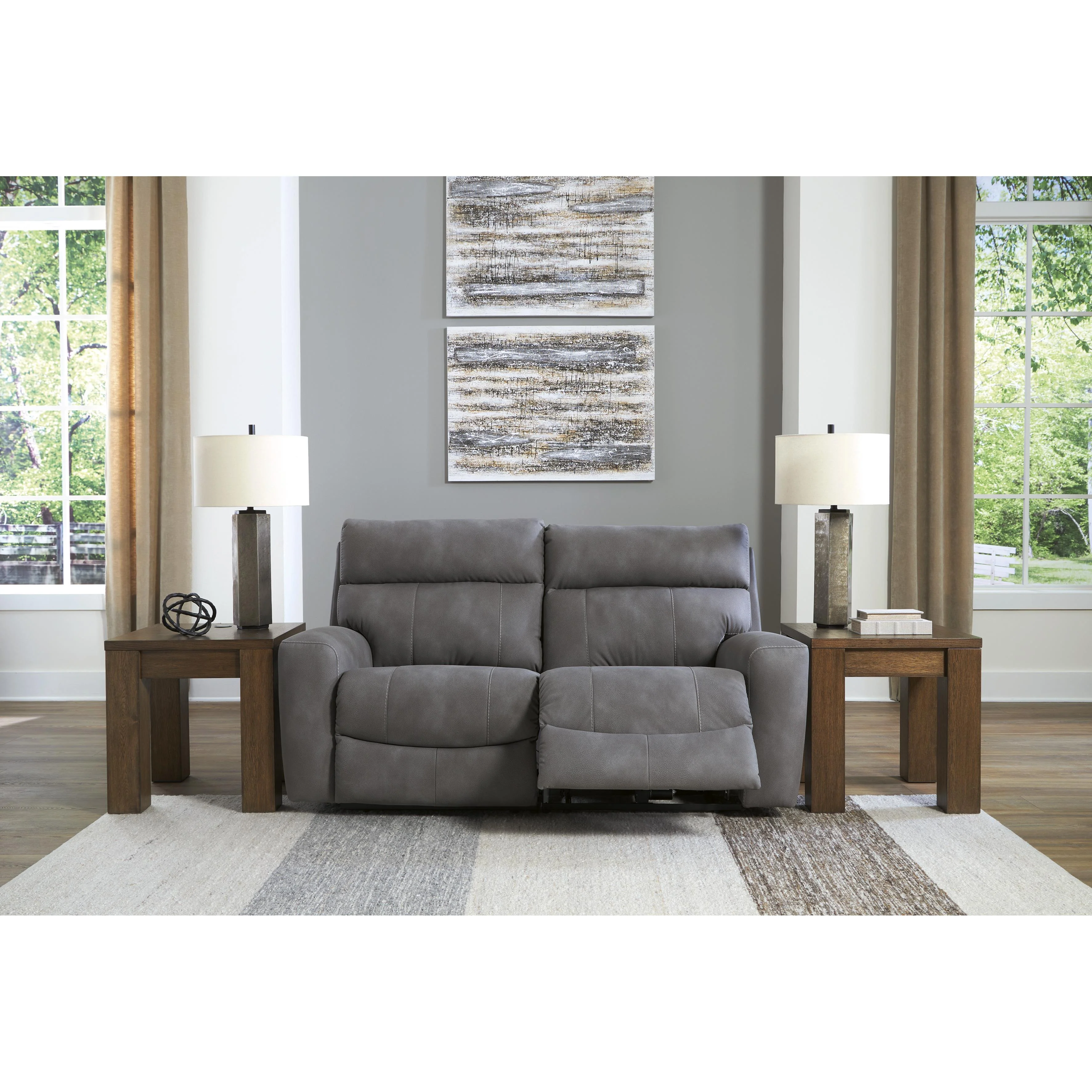 Signature Design by Ashley Next-Gen DuraPella 61003S1 2 pc Power Reclining Sectional Loveseat - Image 3