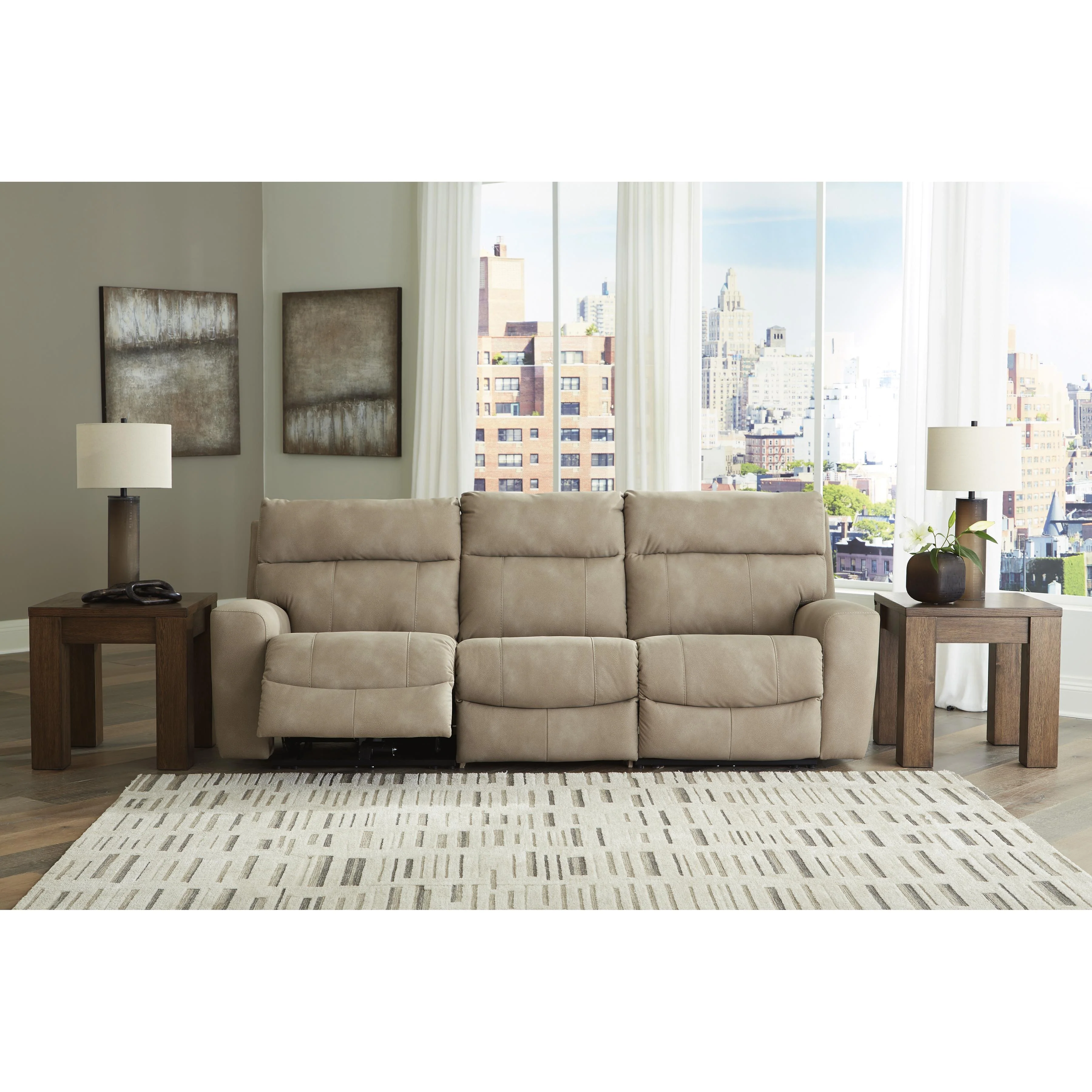 Signature Design by Ashley Next-Gen DuraPella 61004S2 3 pc Power Reclining Sectional Sofa - Image 3
