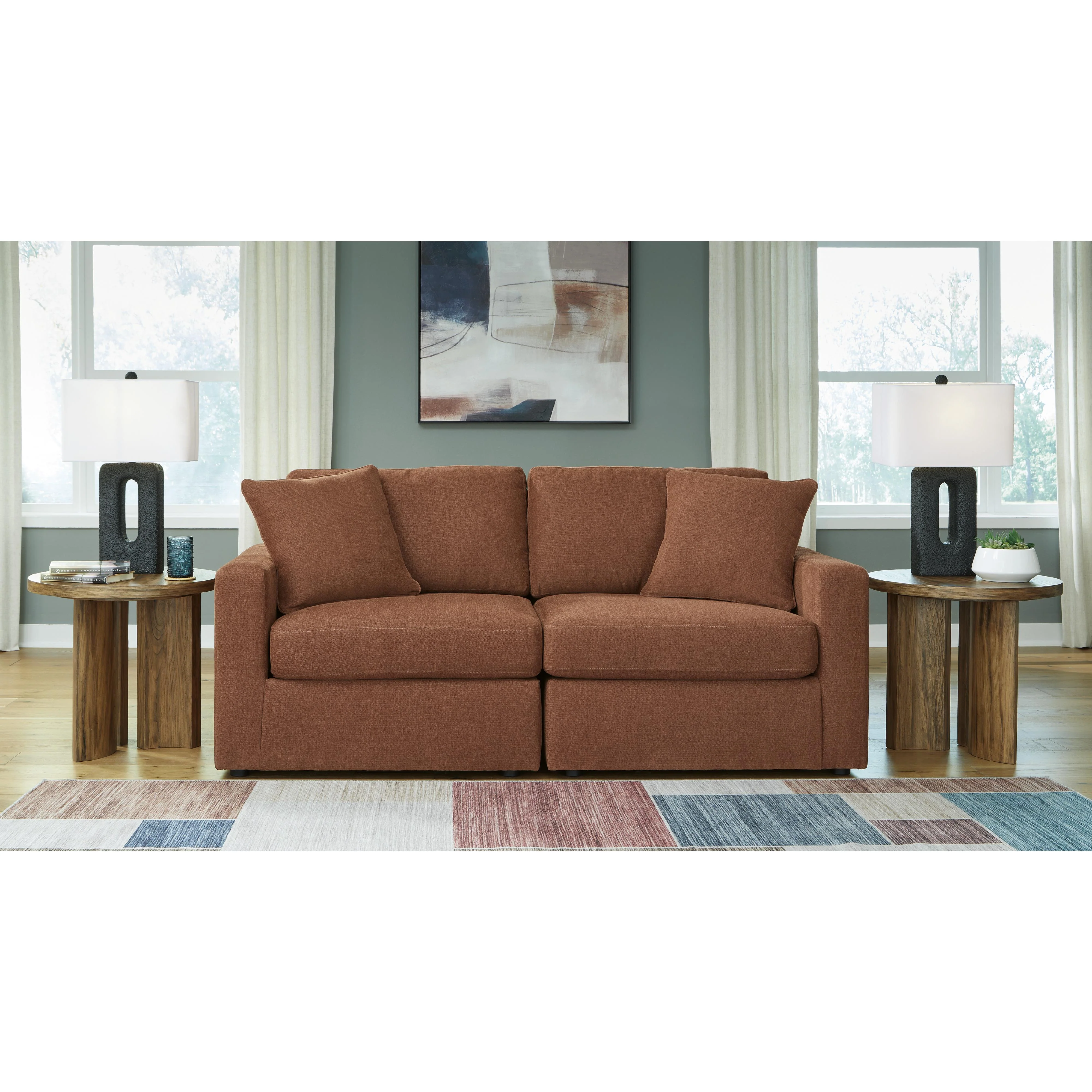 Signature Design by Ashley Modmax 92102S1 2 pc Sectional Loveseat - Image 1