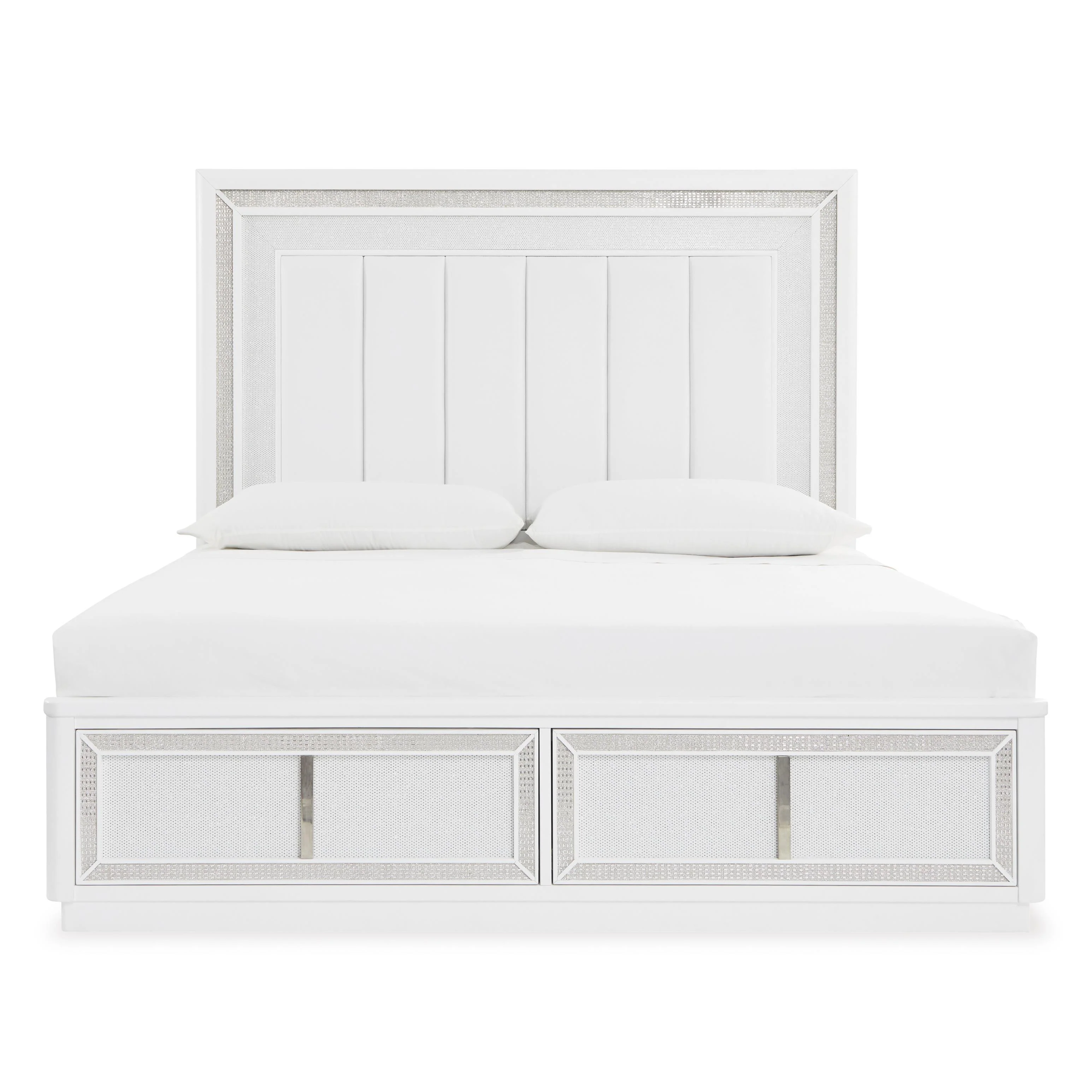 Signature Design by Ashley Chalanna B822B2 Queen Upholstered Storage Bed - Image 3
