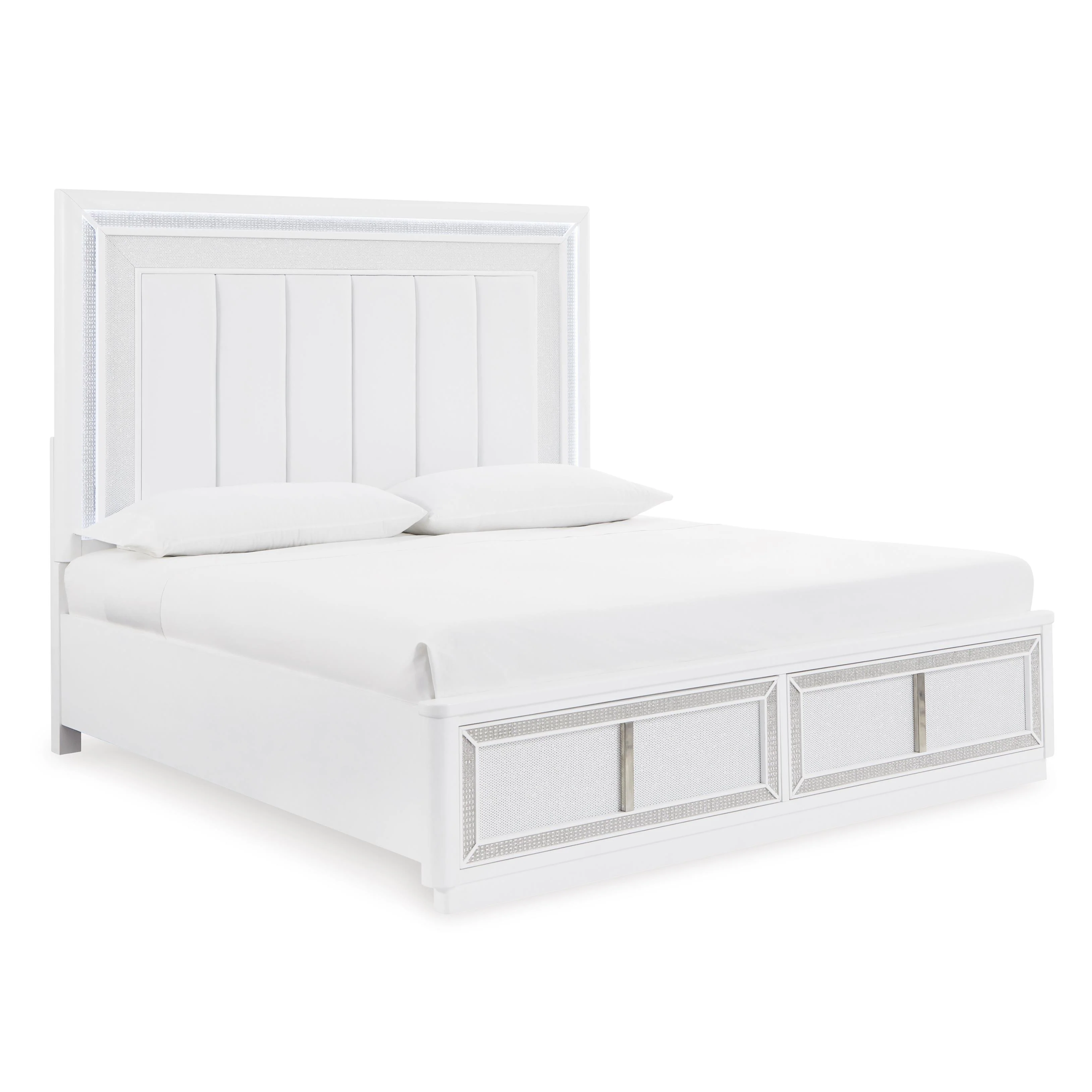 Signature Design by Ashley Chalanna B822B4 King Upholstered Storage Bed - Image 2