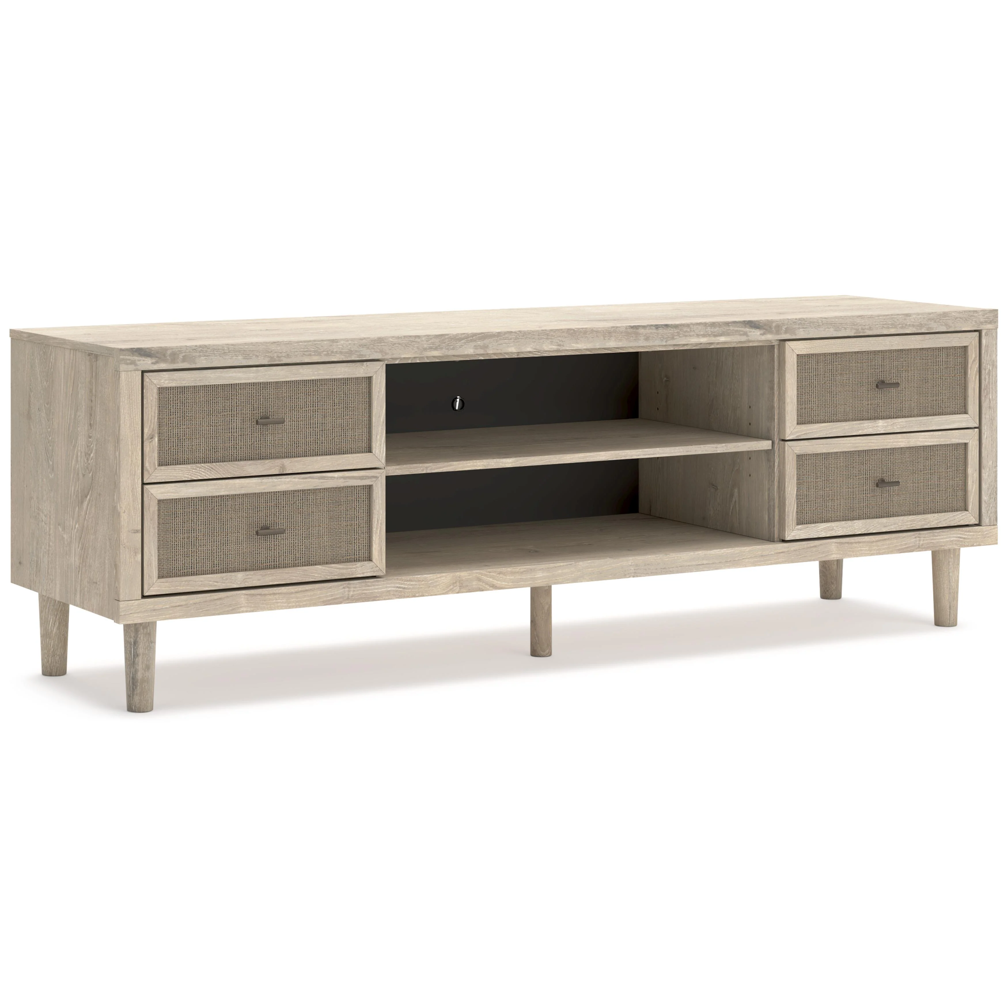 Signature Design by Ashley Cielden W1199-68 Extra Large TV Stand with Fireplace Option - Image 1