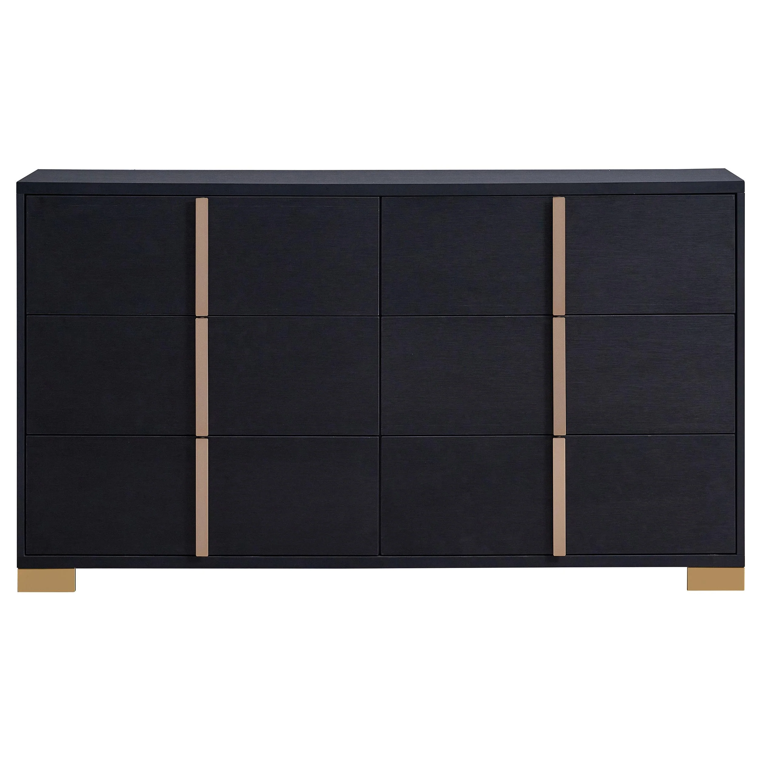 Coaster Furniture Marceline 222833 6-Drawer Dresser - Black - Image 3