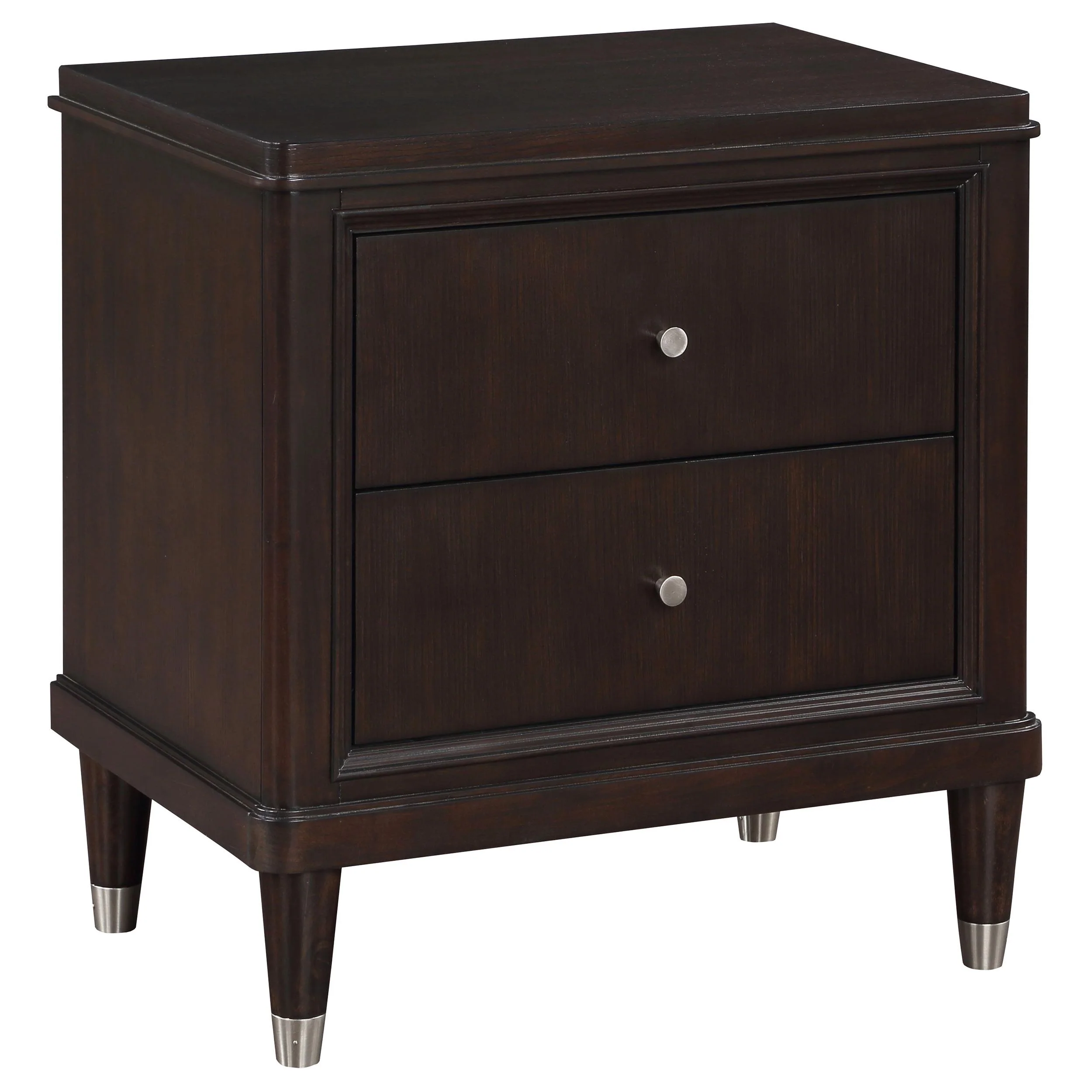 Coaster Furniture Emberlyn 223062 2-Drawer Nightstand - Brown - Image 1