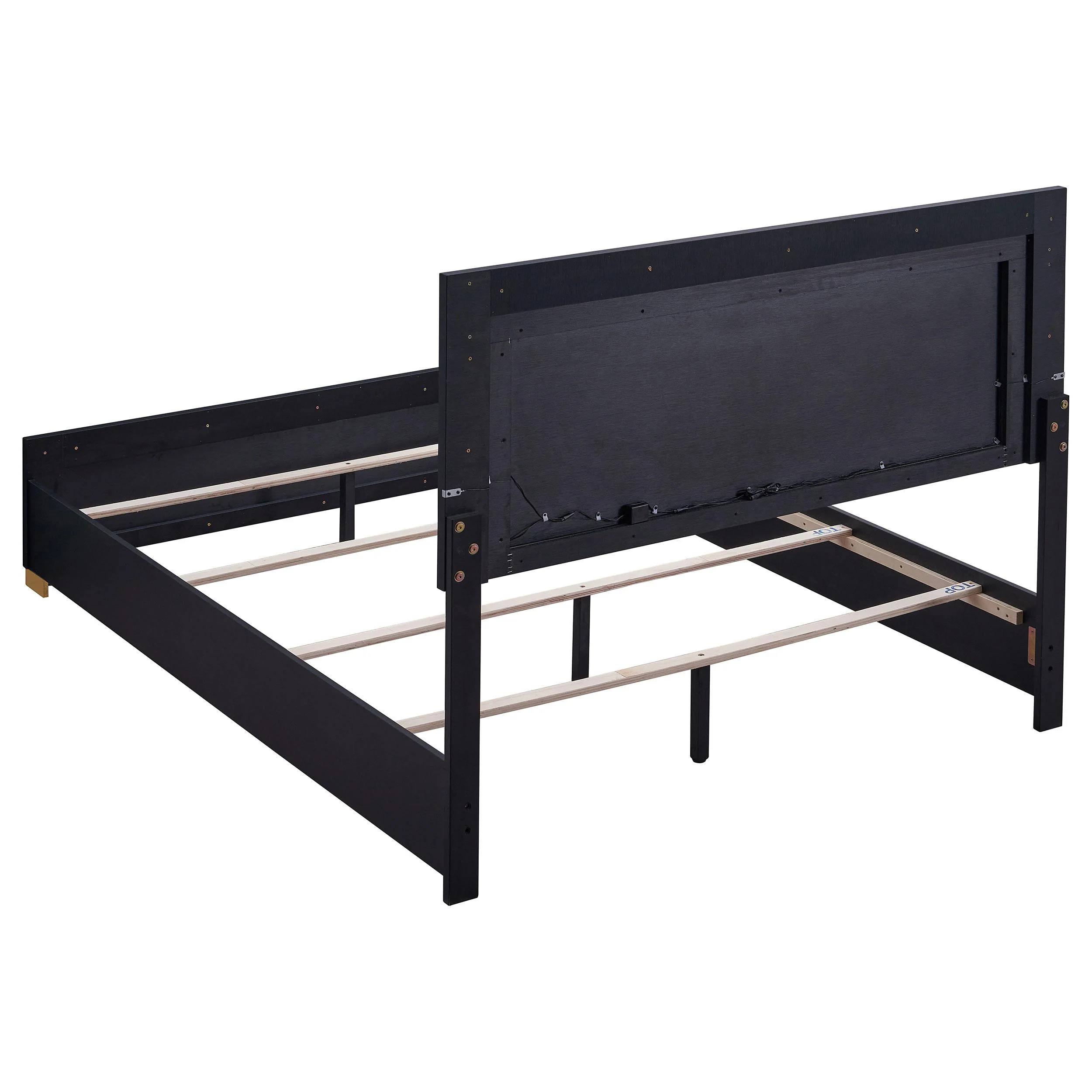 Coaster Furniture Marceline 222831F Wood Full LED Panel Bed - Black - Image 3