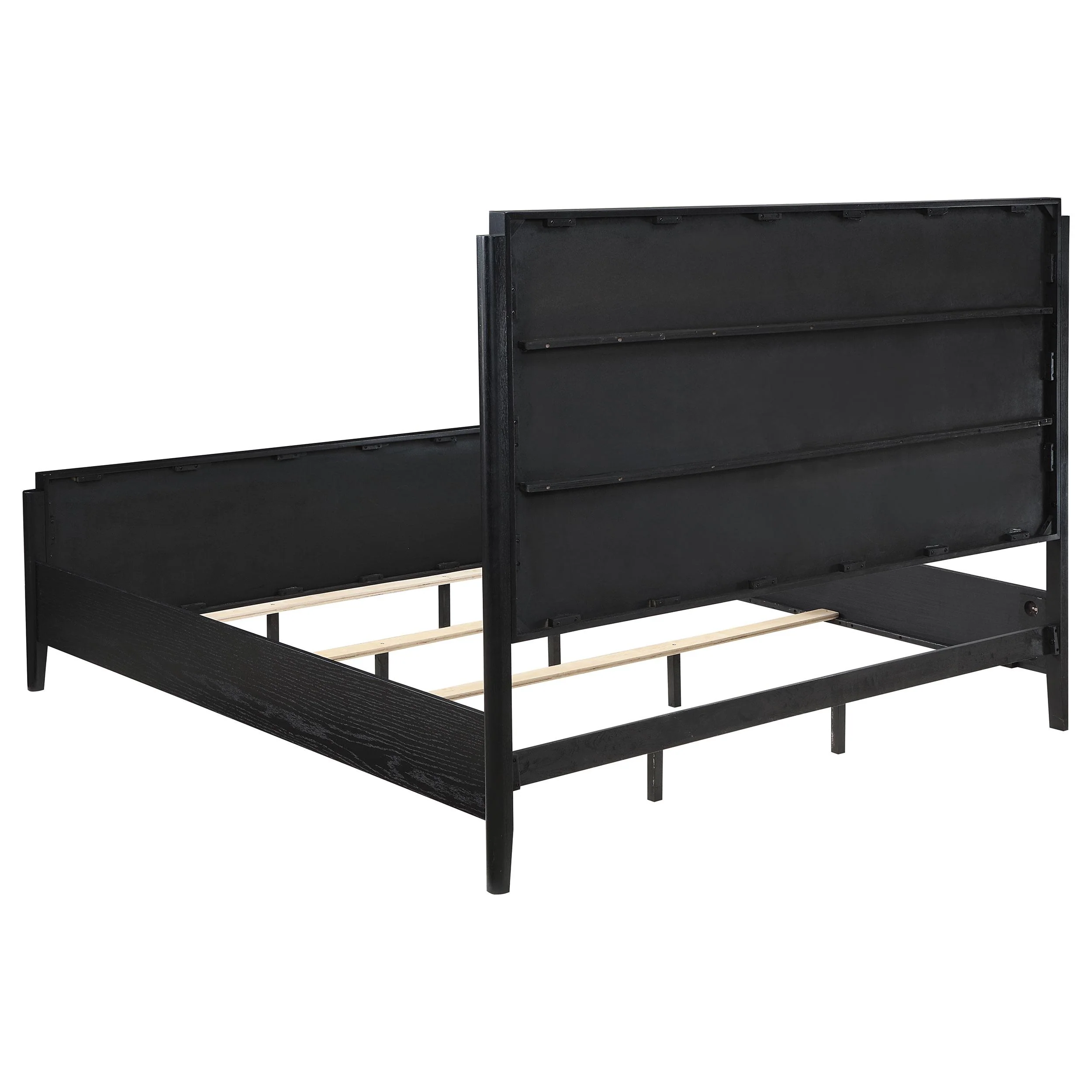 Coaster Furniture Brookmead 224711KE Wood Eastern King Panel Bed - Black - Image 3