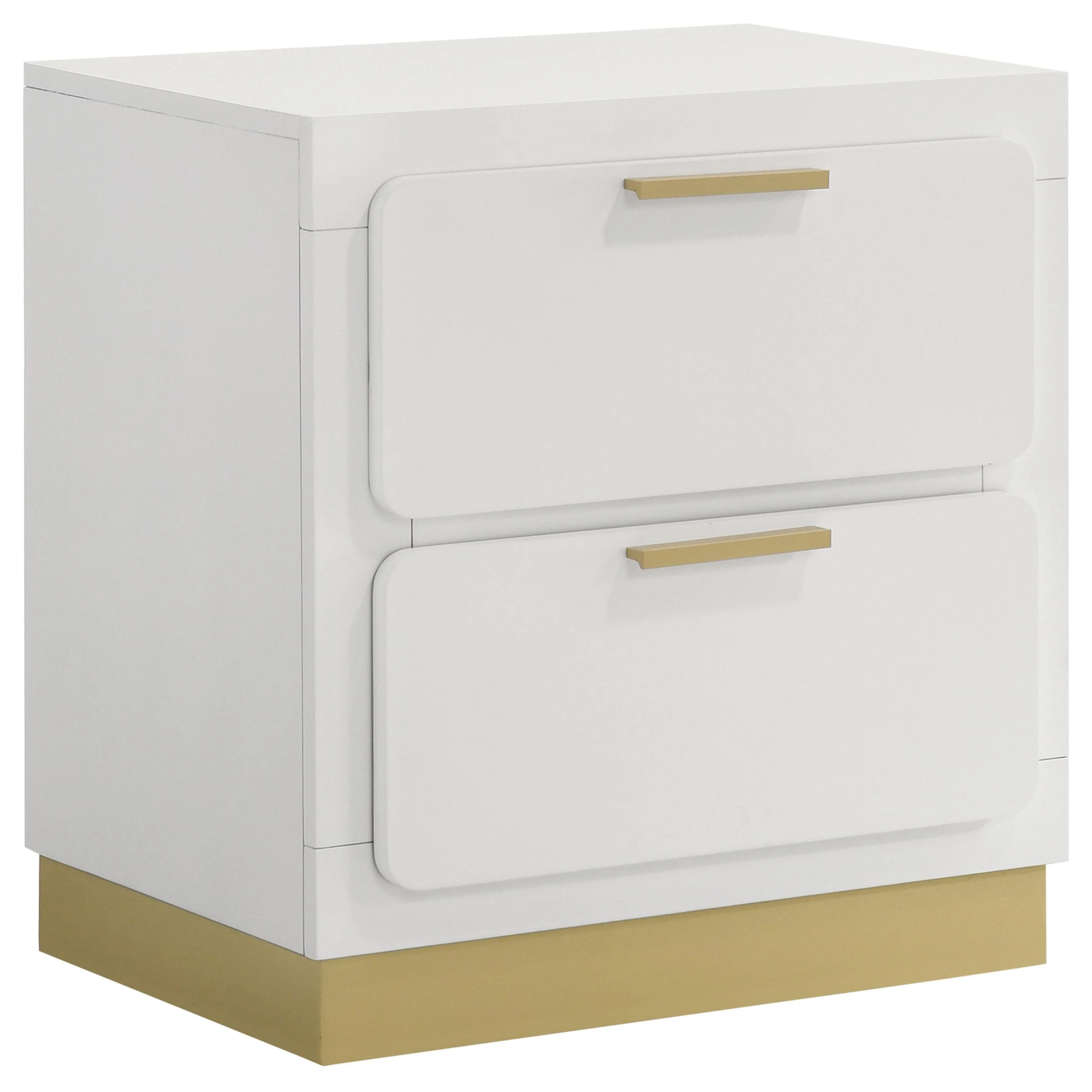Coaster Furniture Caraway 224772 2-Drawer Nightstand - White - Image 1