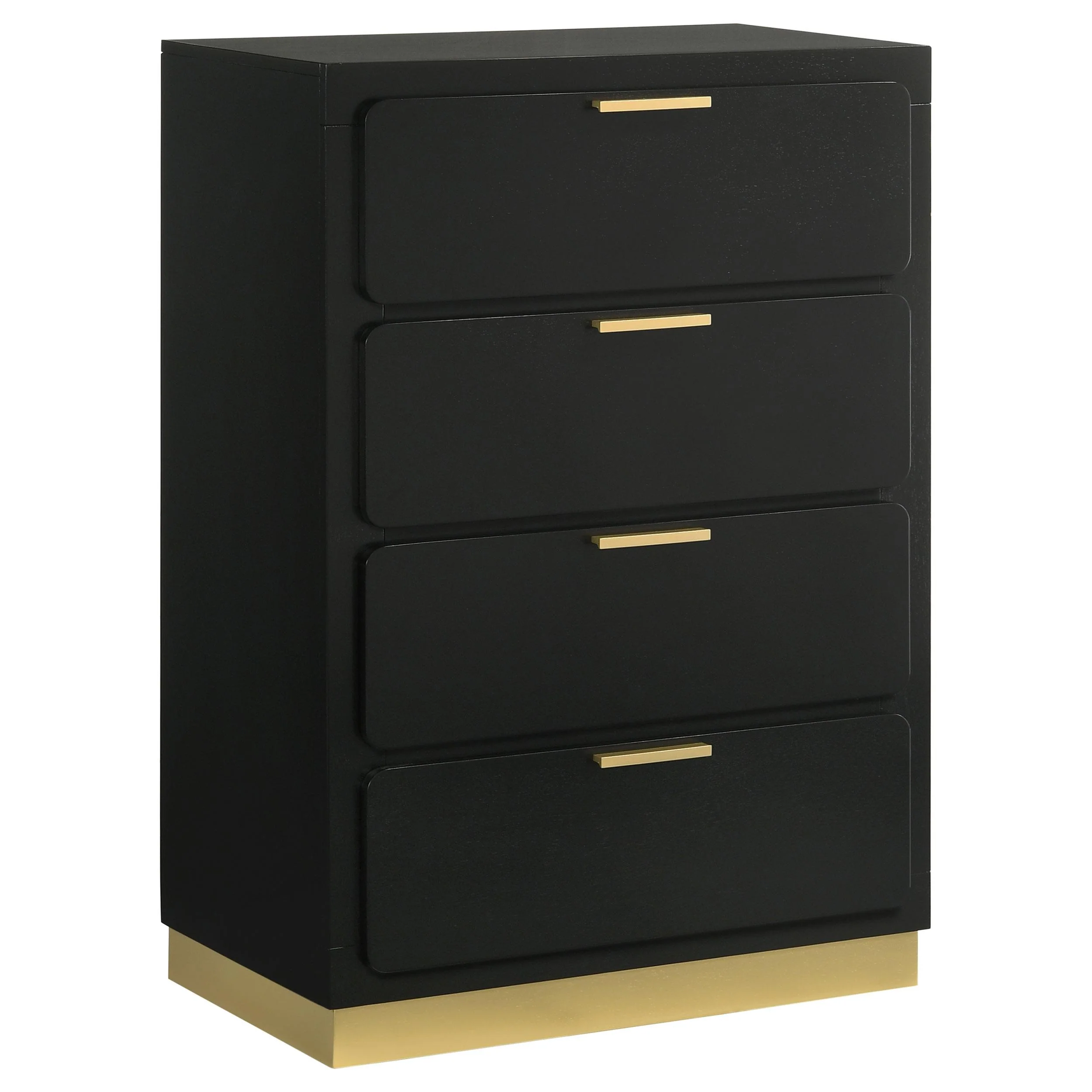 Coaster Furniture Caraway 224785 4-Drawer Bedroom Chest – Black