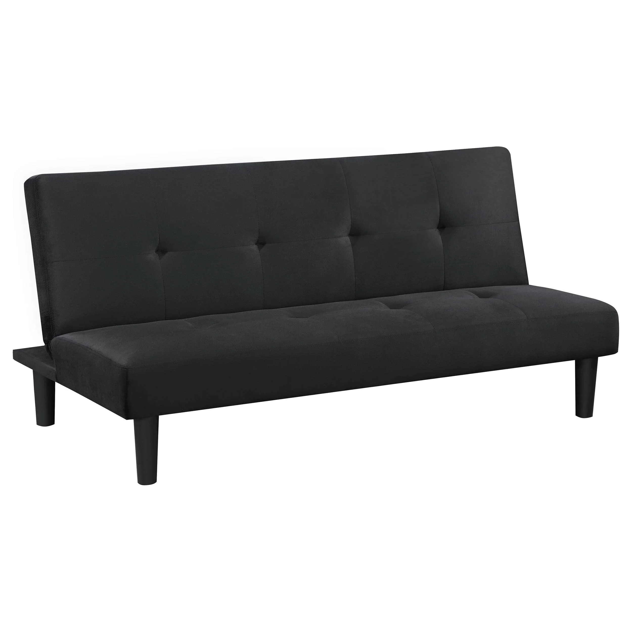 Coaster Furniture Stanford 360238 Upholstered Tufted Convertible Sofa Bed – Black
