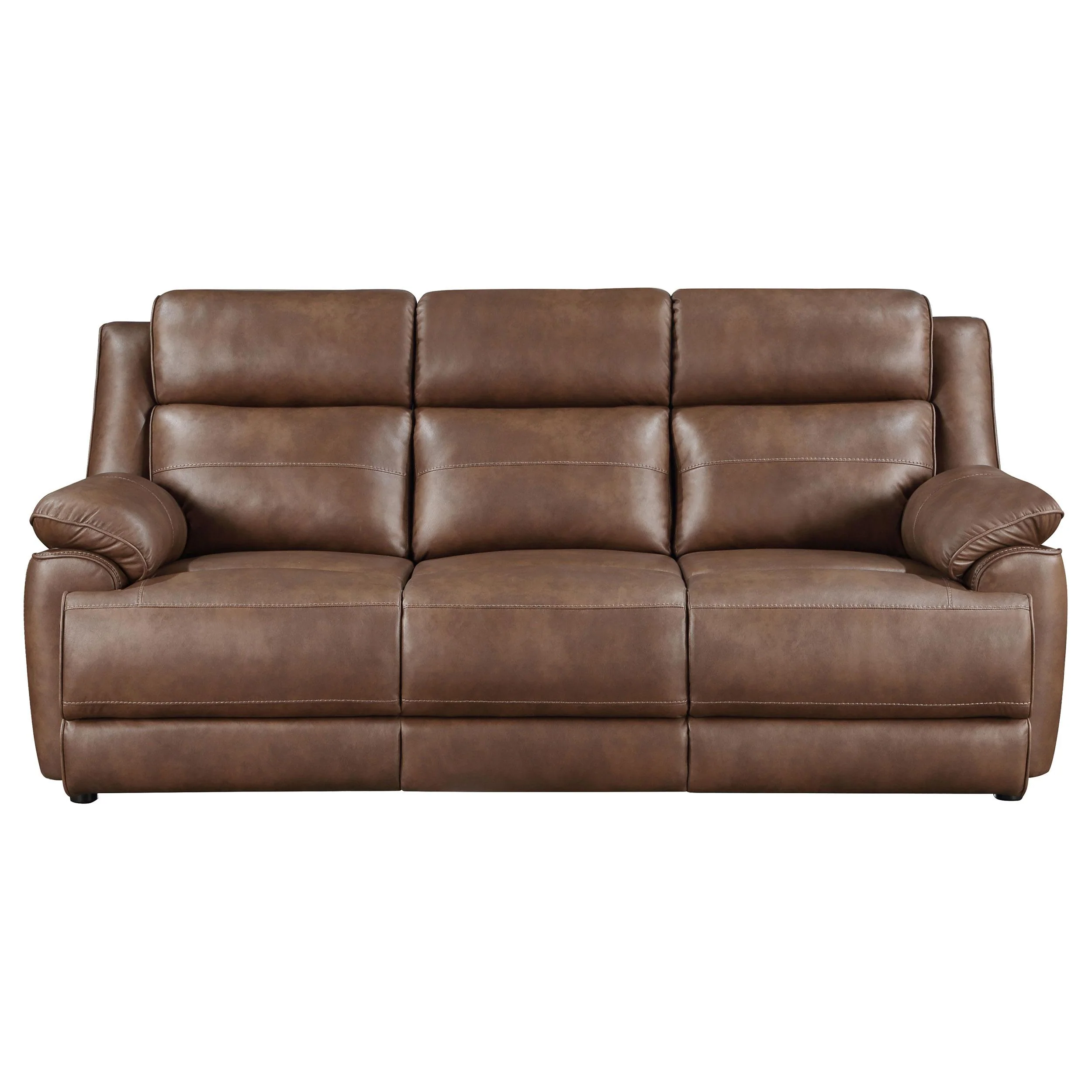 Coaster Furniture Ellington 508281 Upholstered Padded Arm Sofa - Dark Brown - Image 3